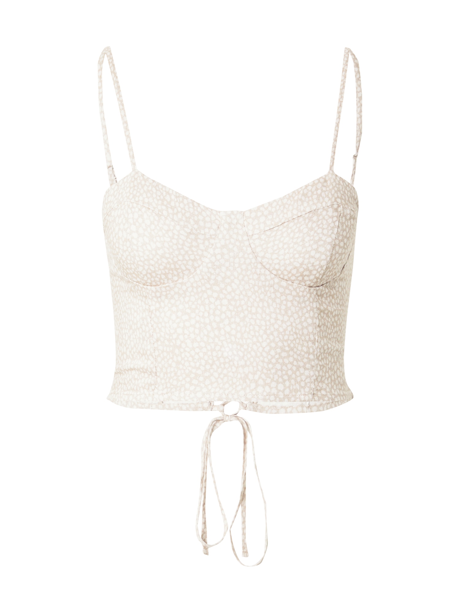 Tally Weijl Top  pesek / bela