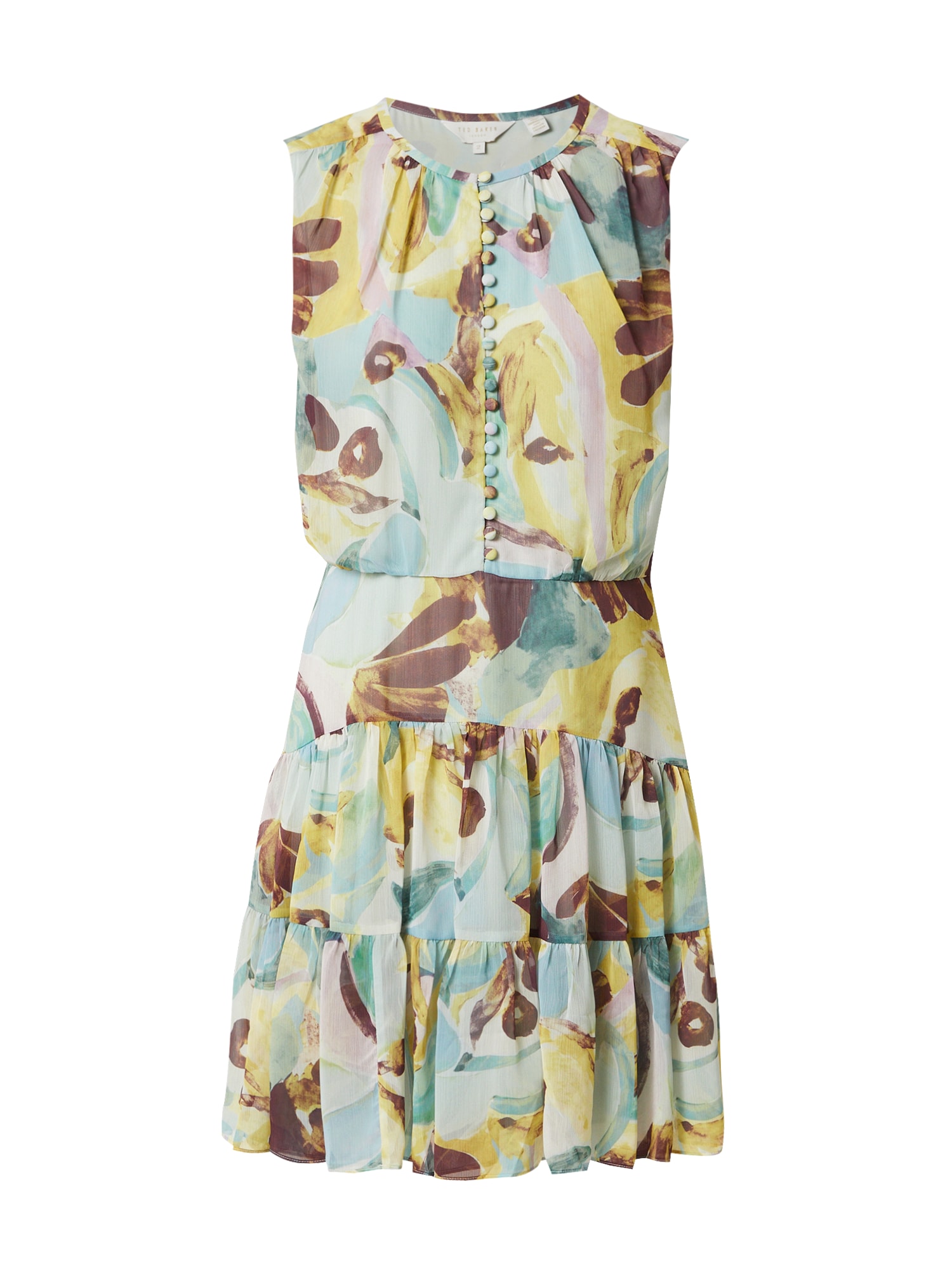 Ted Baker Dolga srajca  rjava / zlato-rumena / žad / mauve