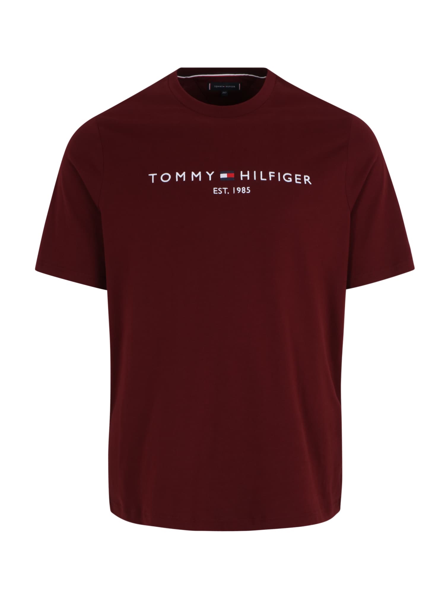 Tommy Hilfiger Big & Tall Majica  burgund / bela