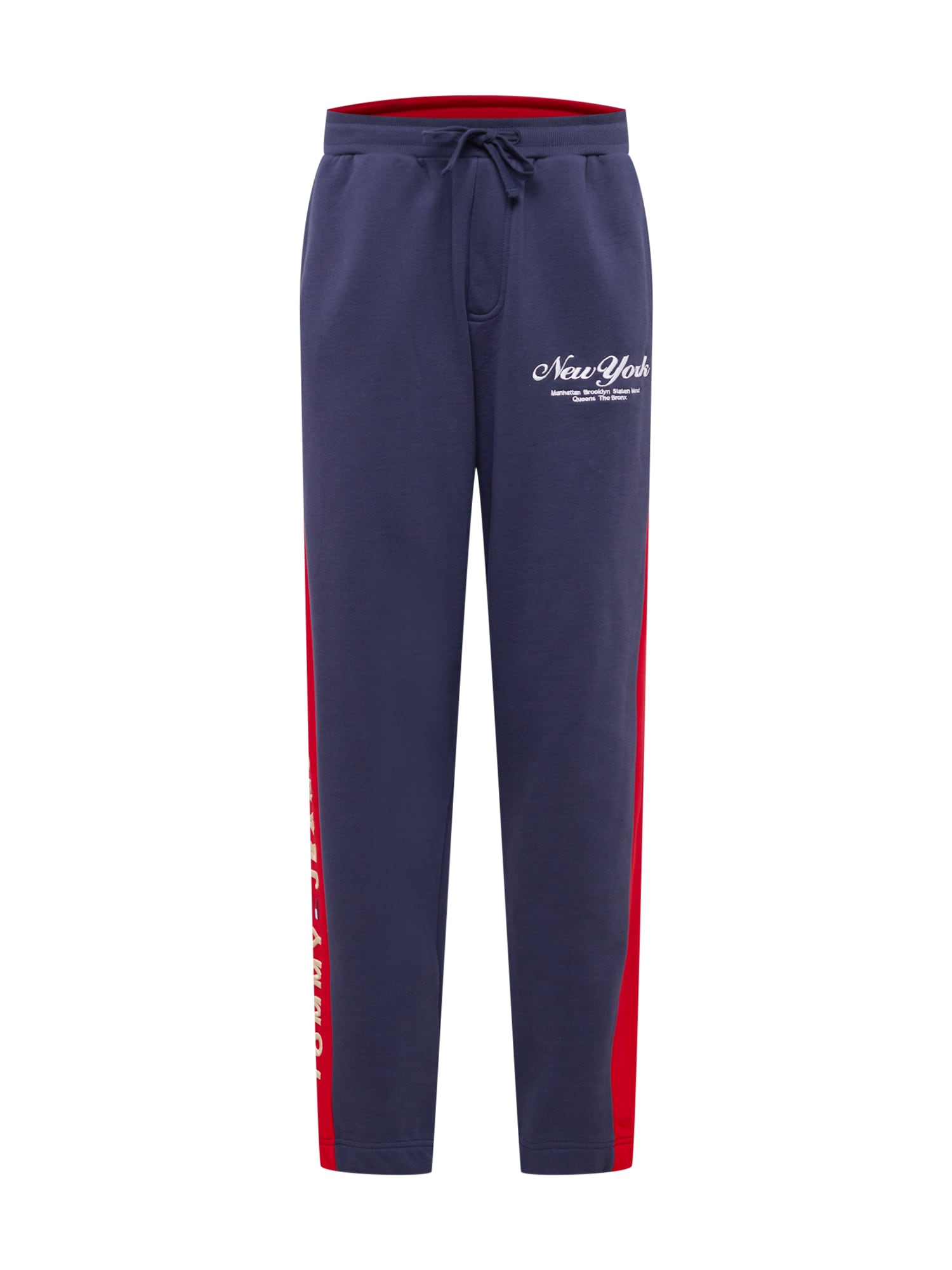 Tommy Jeans Hlače  marine / zlata / rdeča / bela