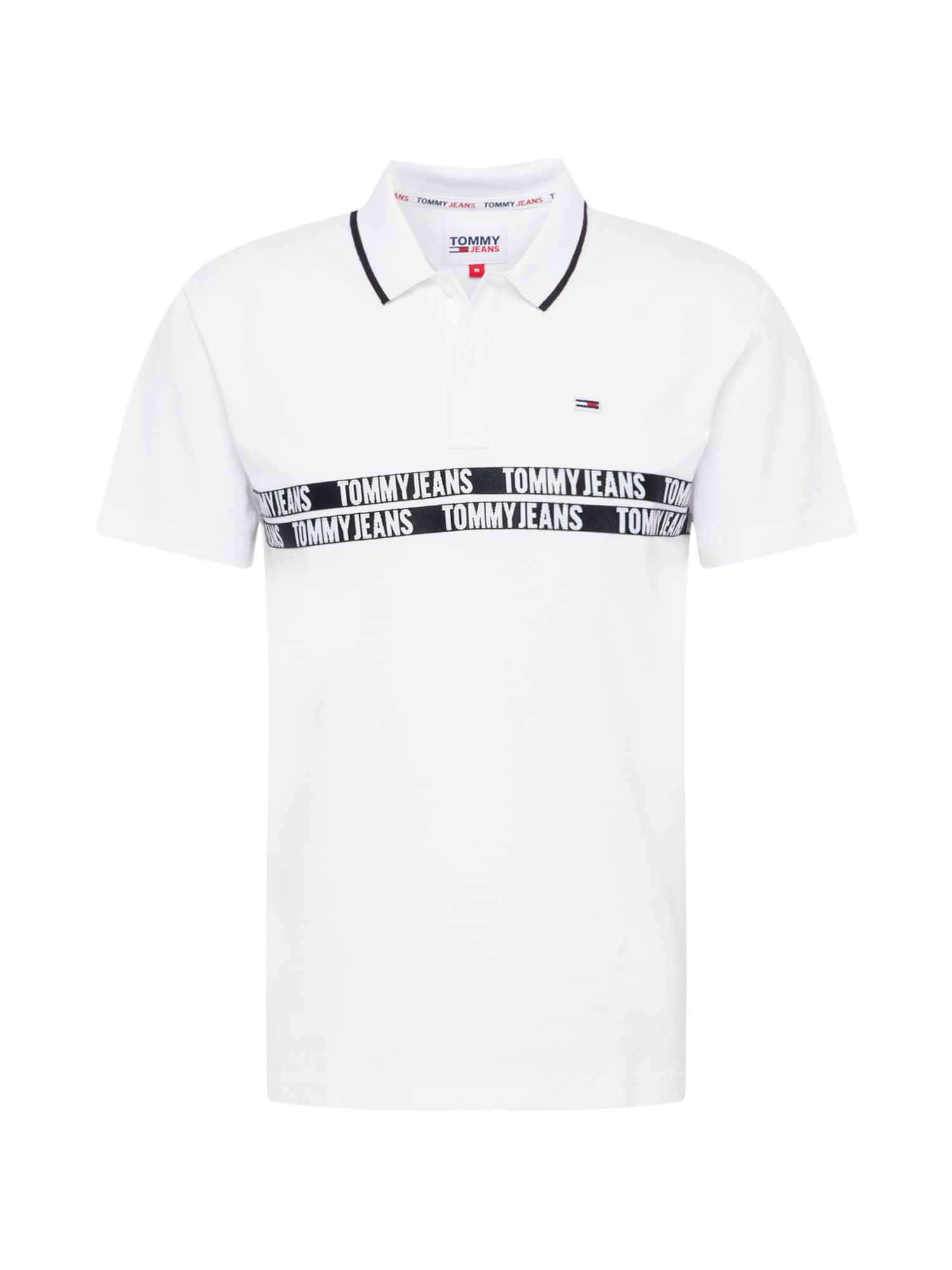 Tommy Jeans Majica  črna / bela
