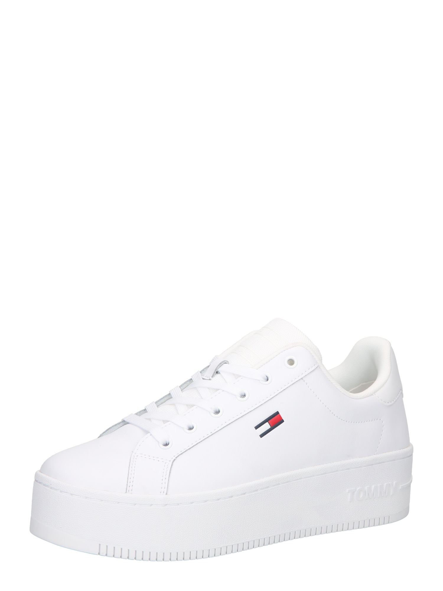 Tommy Jeans Nizke superge 'New Roxy'  mornarska / ognjeno rdeča / bela