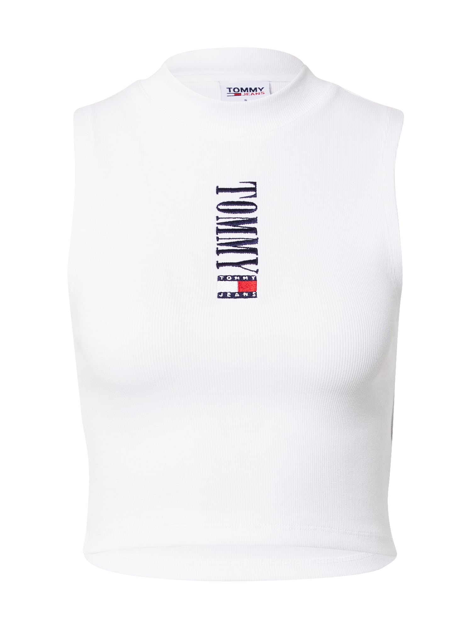 Tommy Jeans Top 'ARCHIVE'  mornarska / rdeča / bela