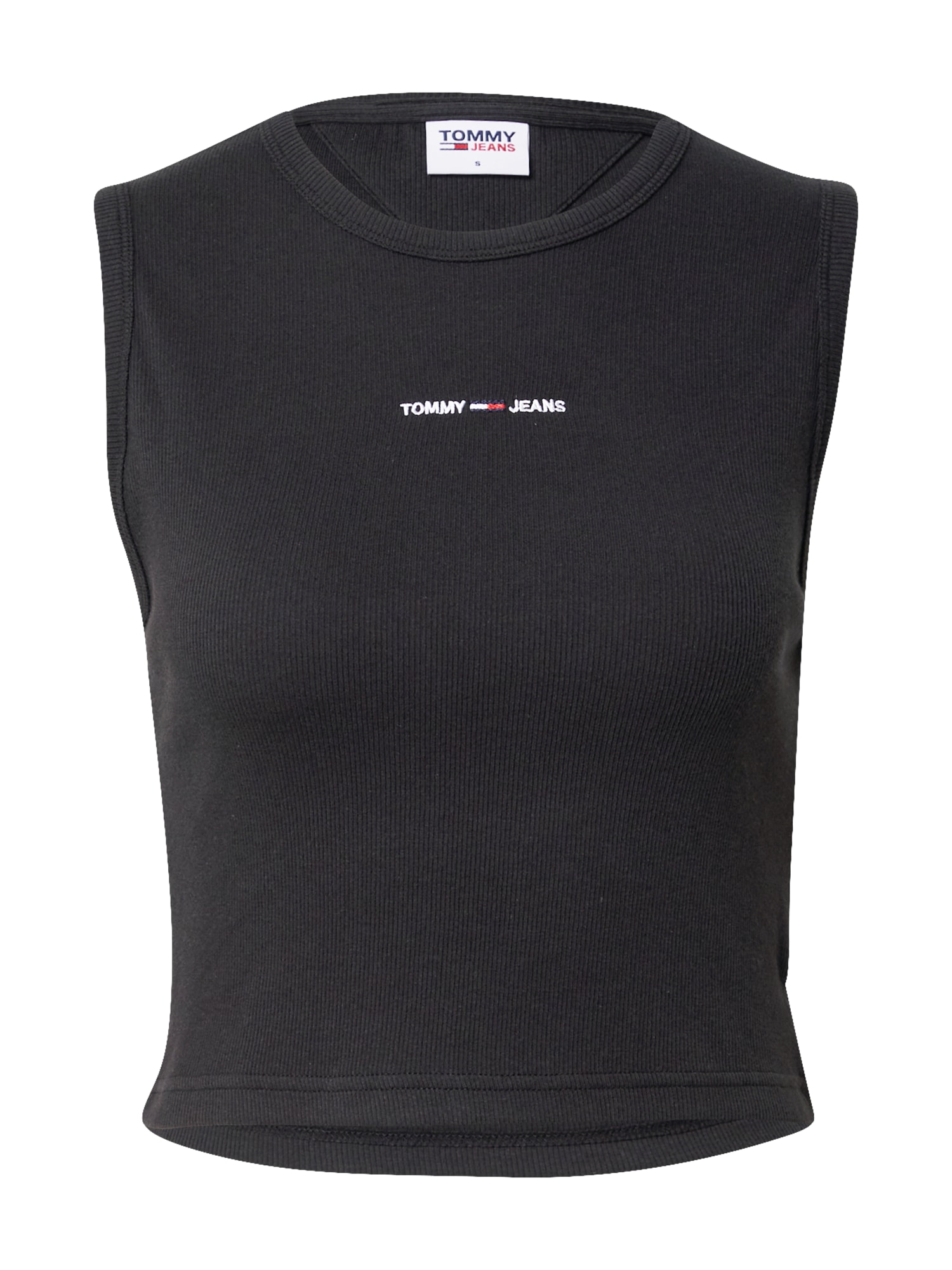 Tommy Jeans Top  rdeča / črna / bela