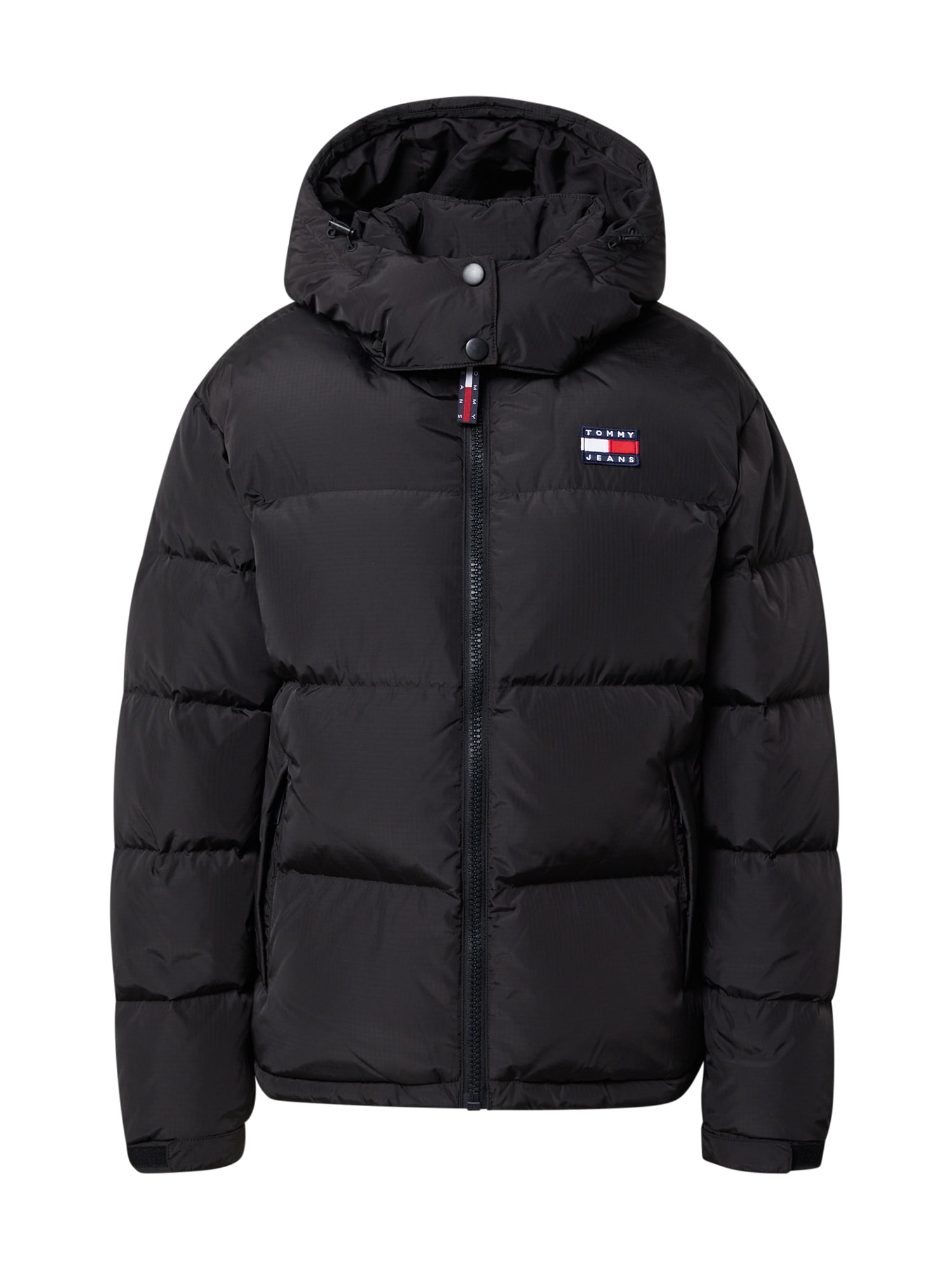 Tommy Jeans Zimska jakna 'Alaska'  mornarska / rdeča / črna / bela