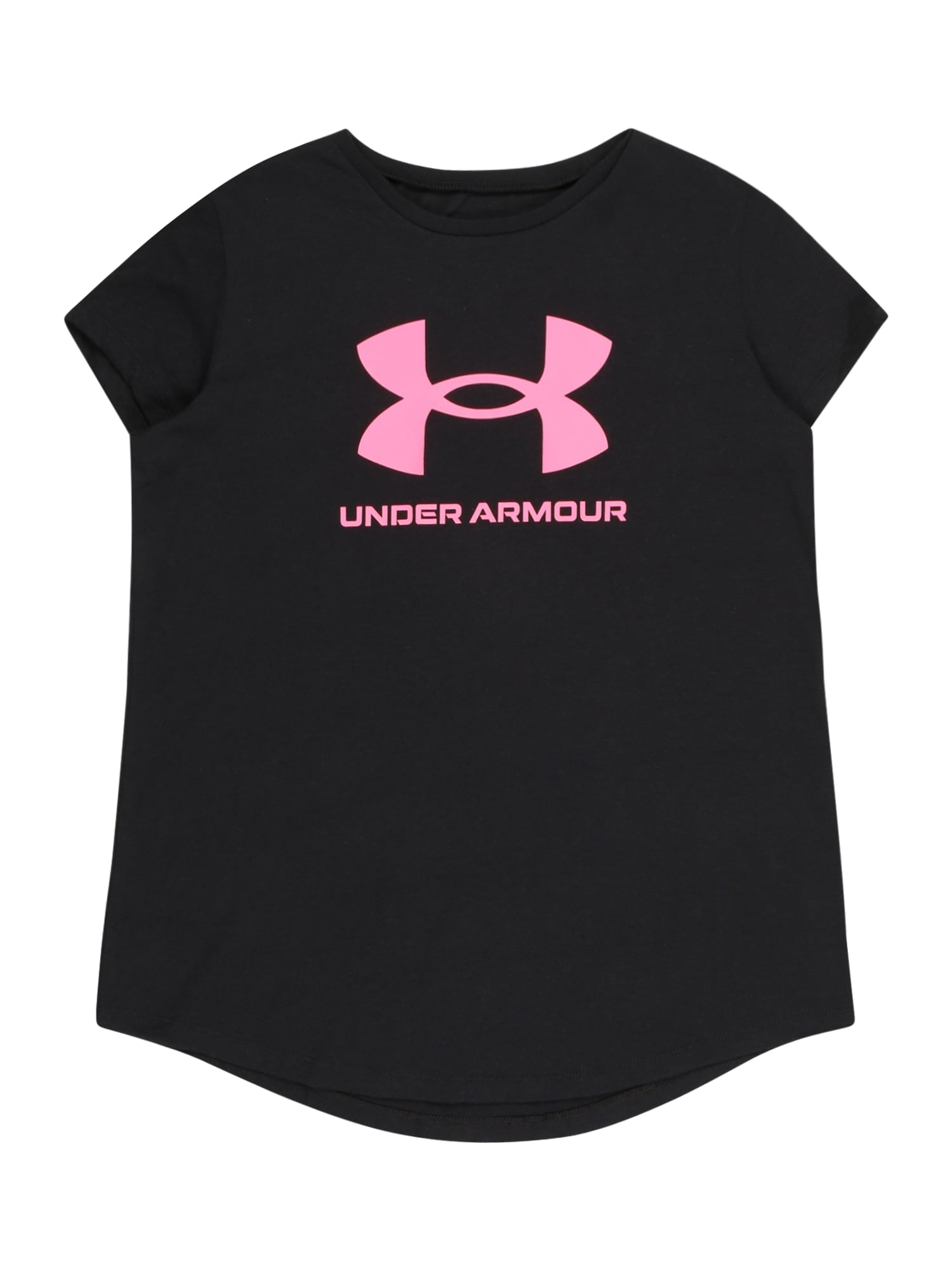 UNDER ARMOUR Funkcionalna majica  roza / črna