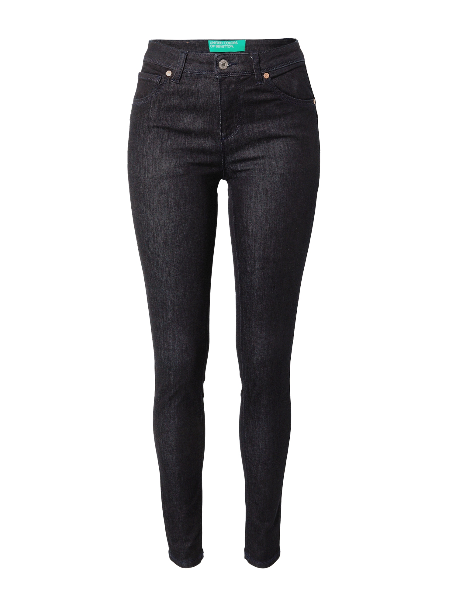 UNITED COLORS OF BENETTON Kavbojke  črn denim
