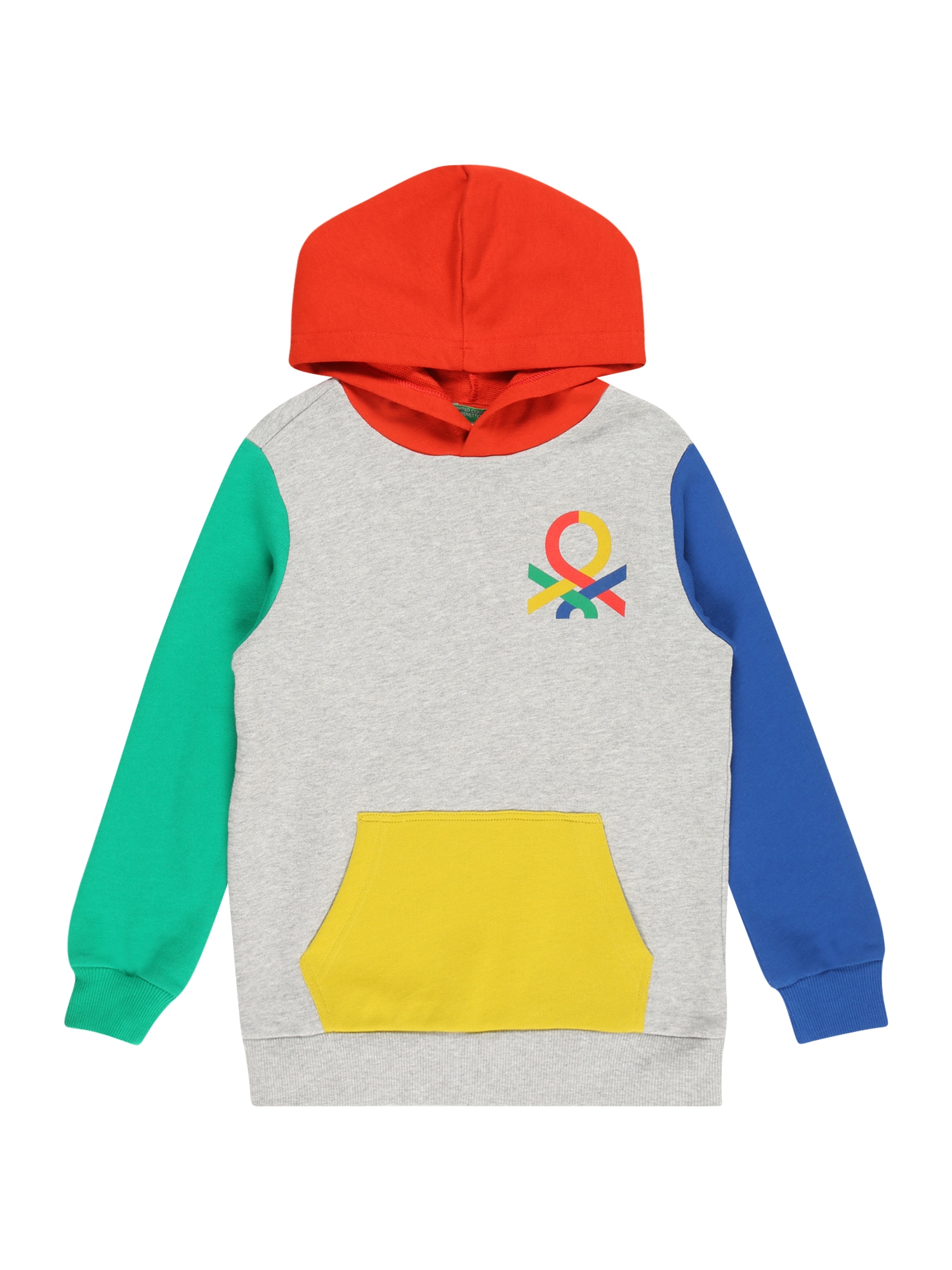UNITED COLORS OF BENETTON Majica  siva / mešane barve