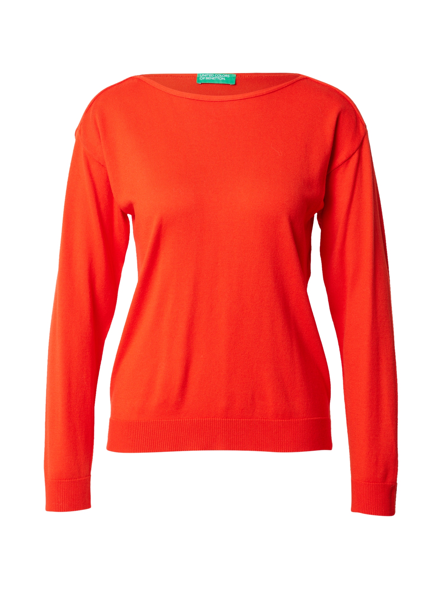 UNITED COLORS OF BENETTON Pulover  oranžno rdeča