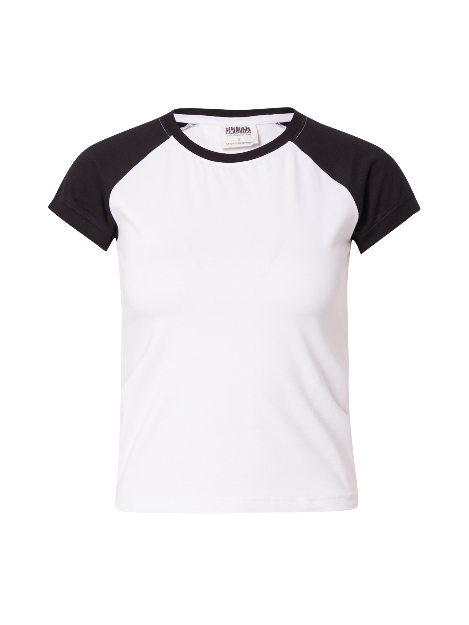 Urban Classics Majica  črna / bela