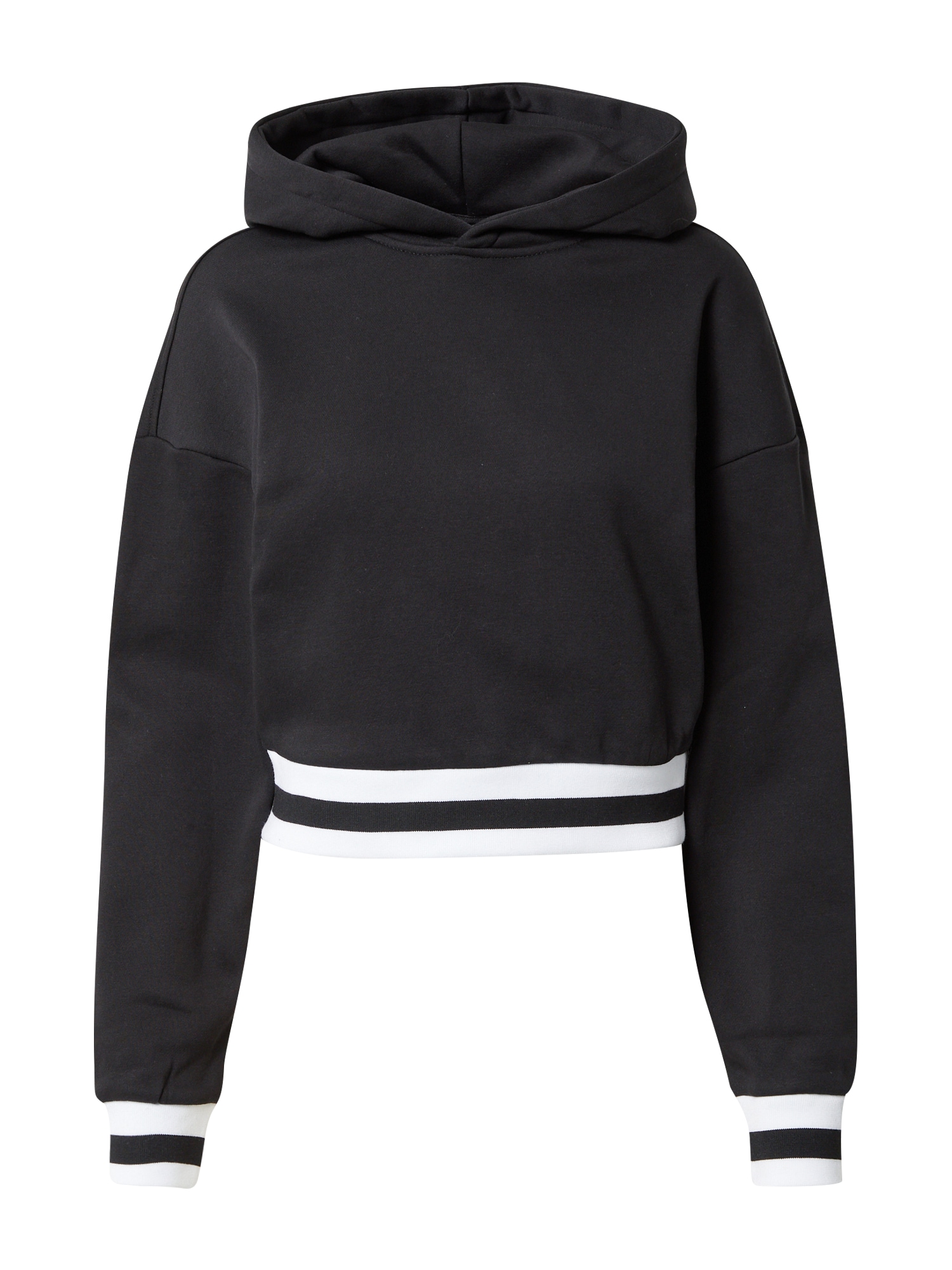 Urban Classics Majica  črna / bela