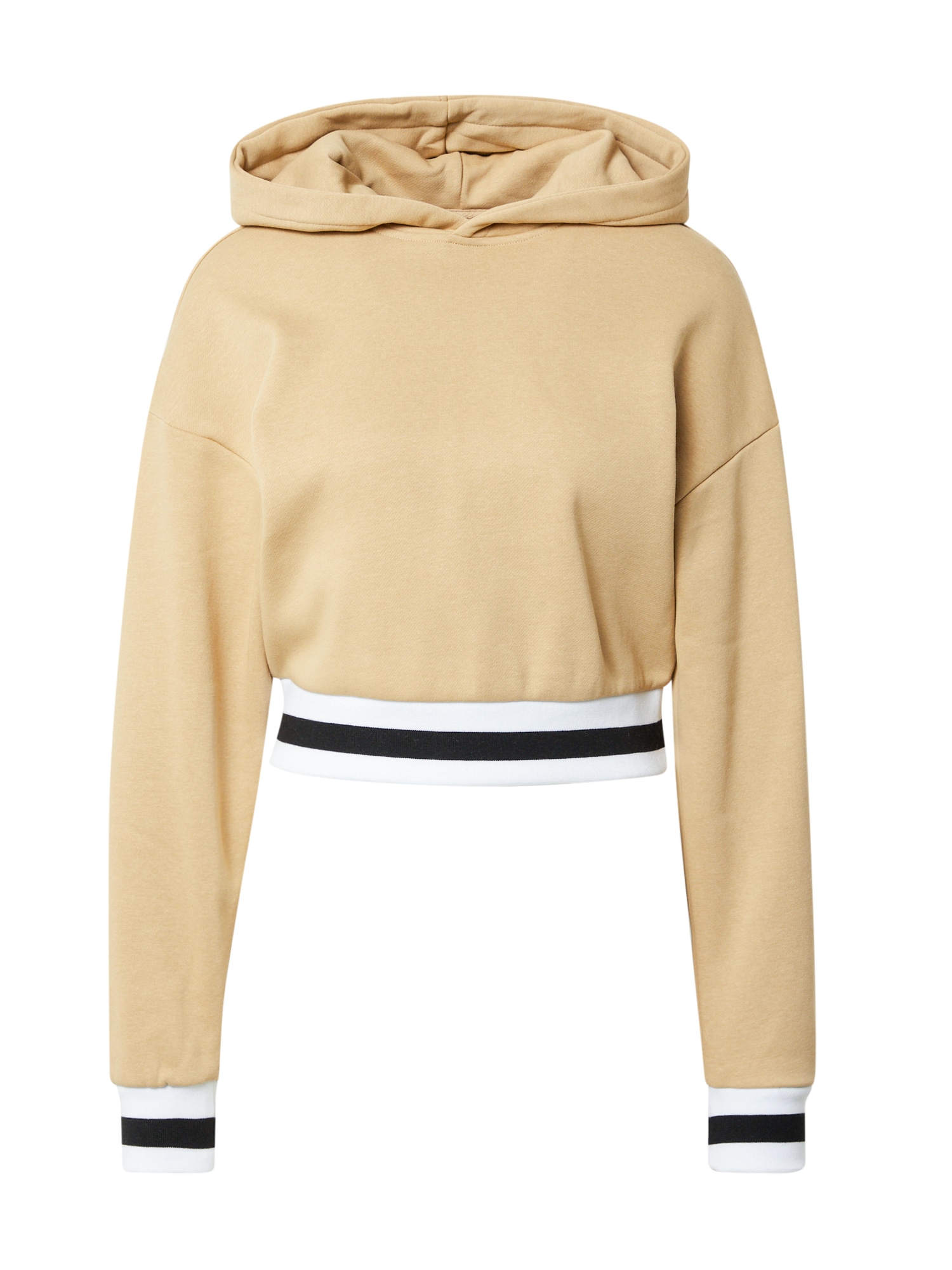 Urban Classics Majica  pesek / črna / bela