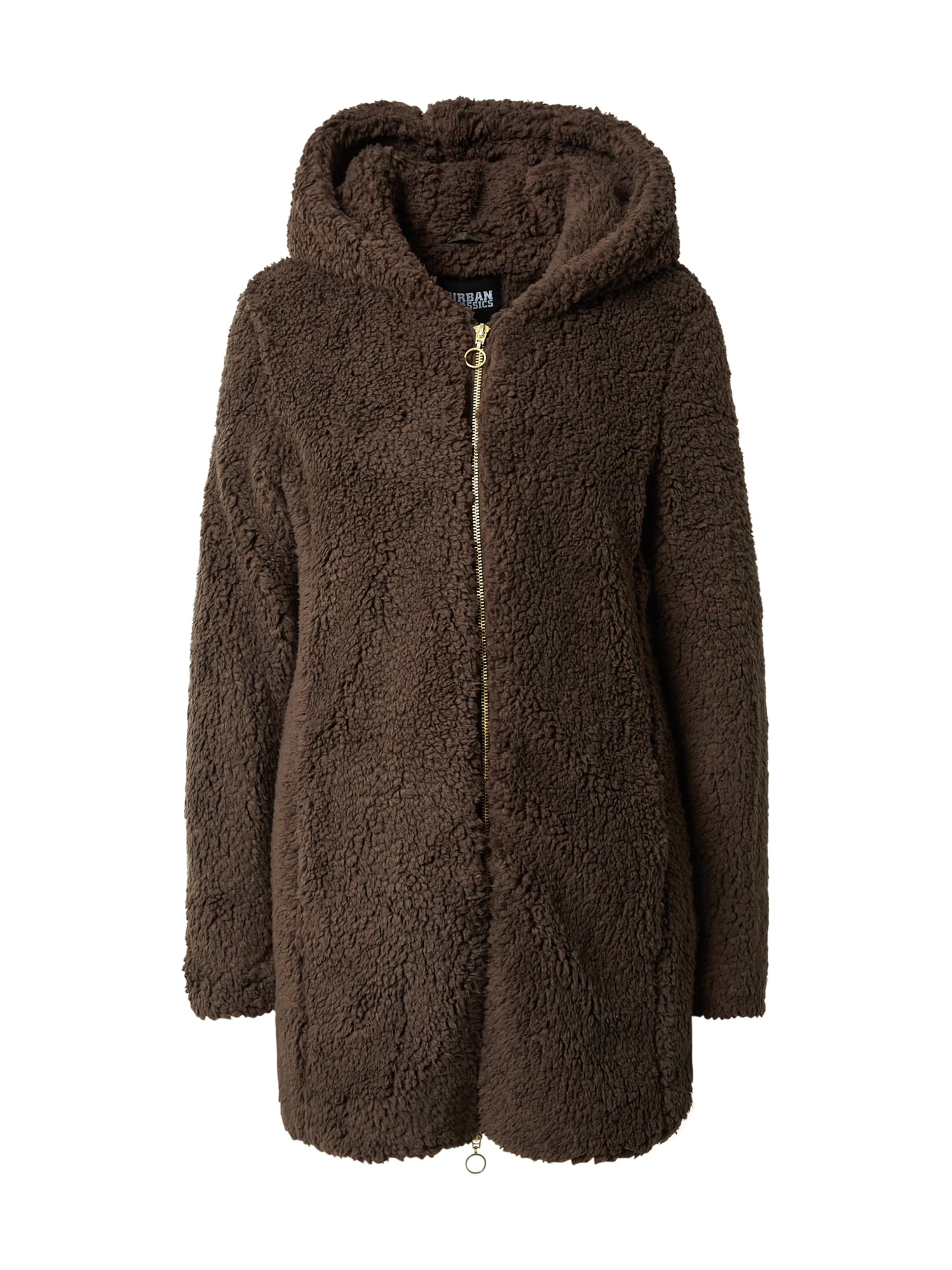 Urban Classics Prehoden plašč  temno rjava