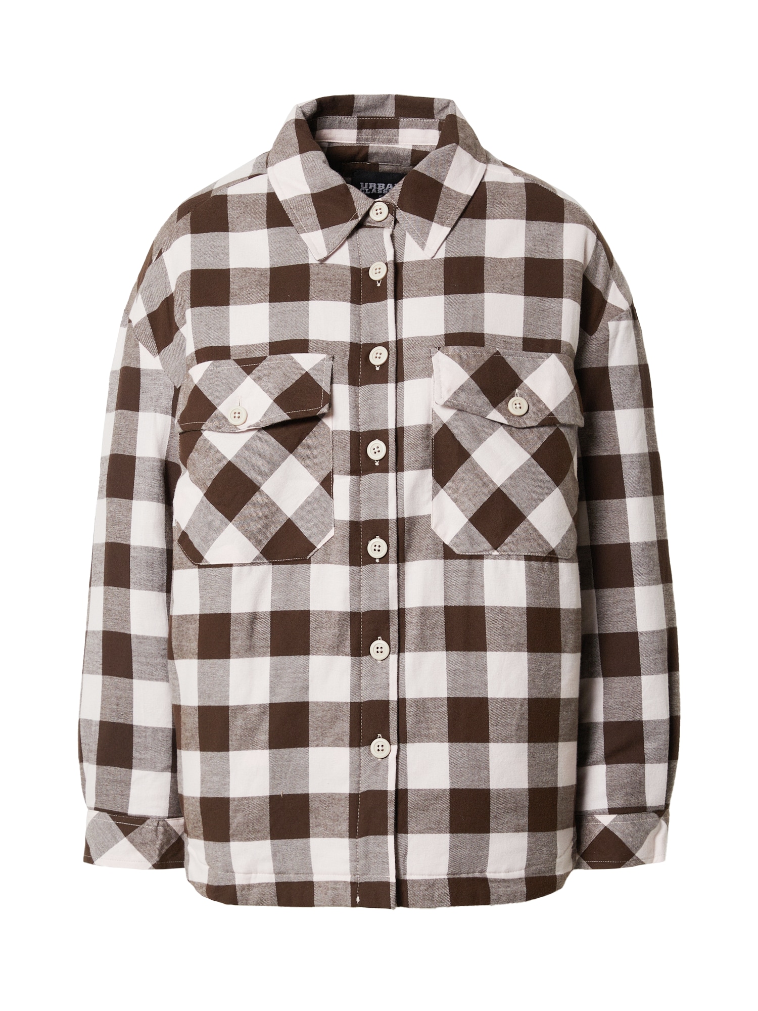 Urban Classics Prehodna jakna  rjava / roza