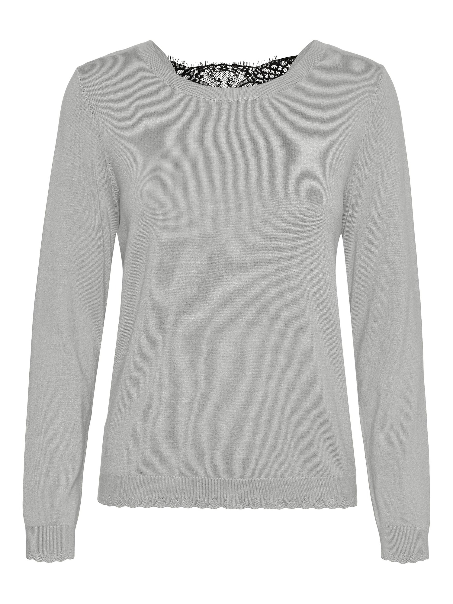 VERO MODA Bluza 'GLORY'  siva / črna