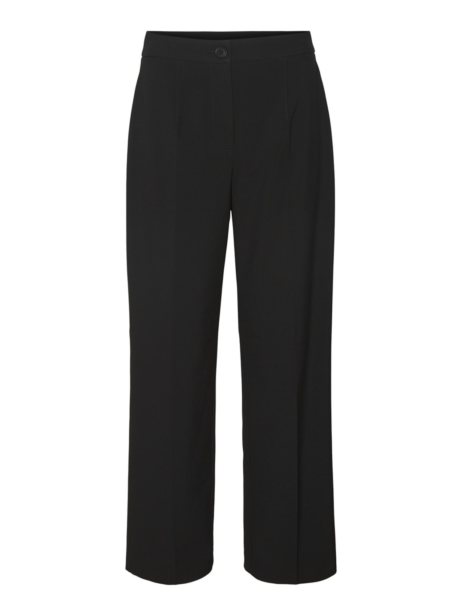 VERO MODA Hlače na rob 'Sasie'  črna