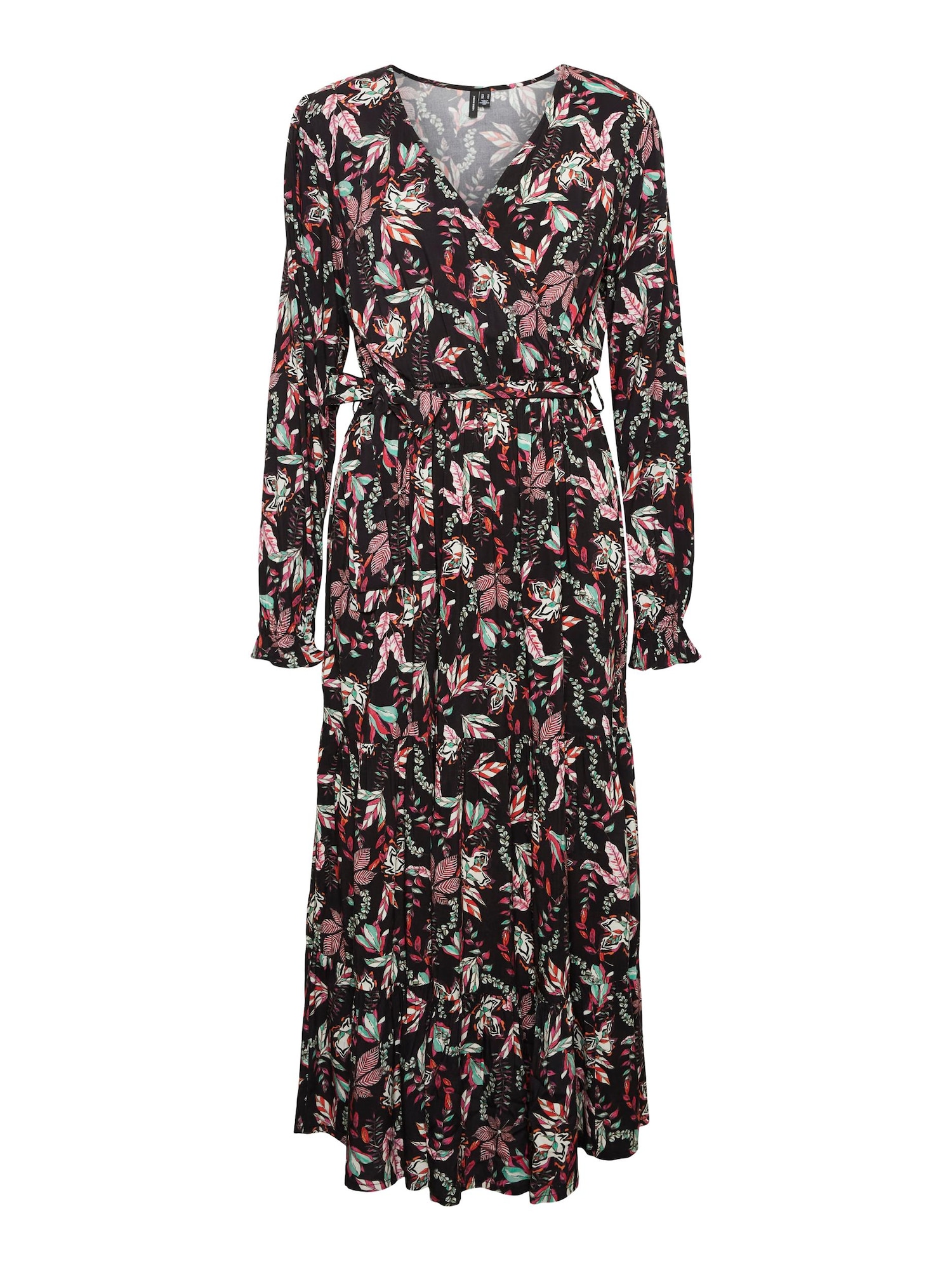 VERO MODA Obleka 'Lana'  žad / roza / črna / bela