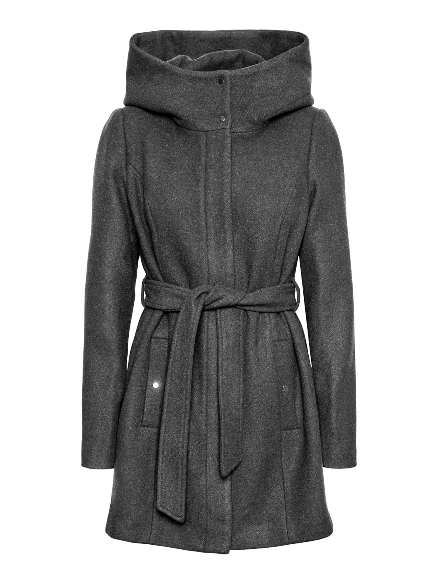 VERO MODA Prehoden plašč  antracit