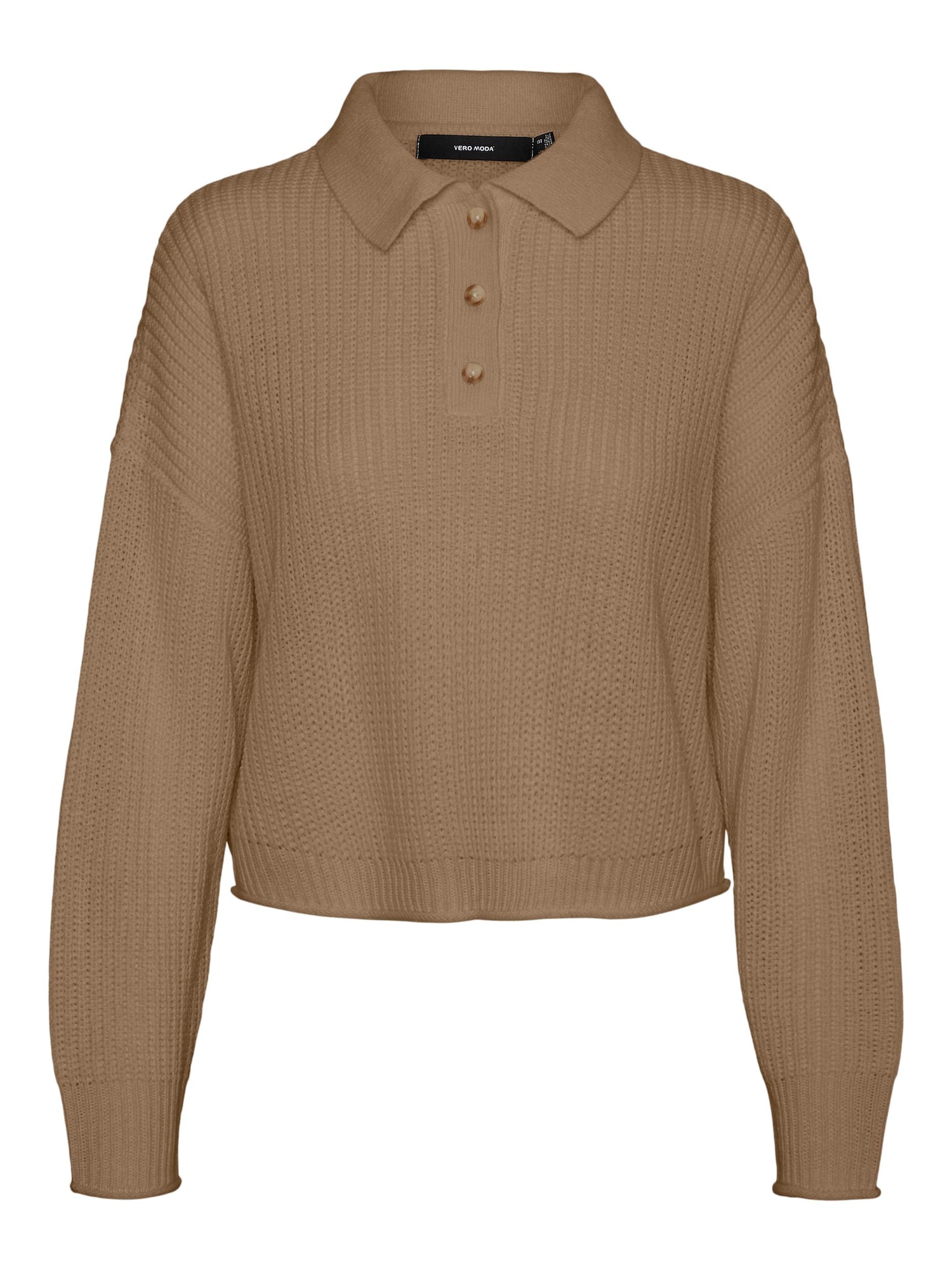 VERO MODA Pulover 'Lea'  svetlo rjava