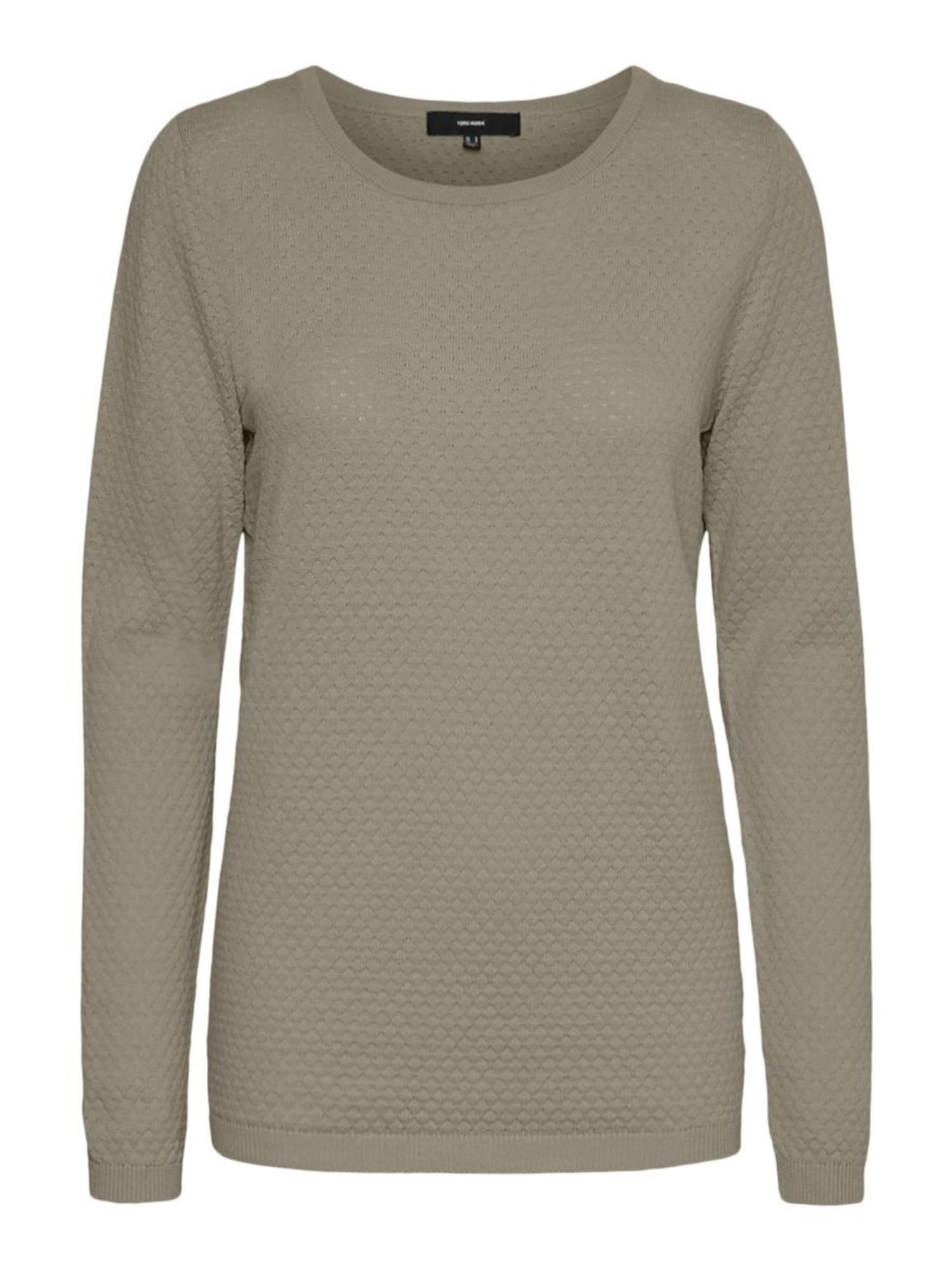 VERO MODA Pulover  temno bež