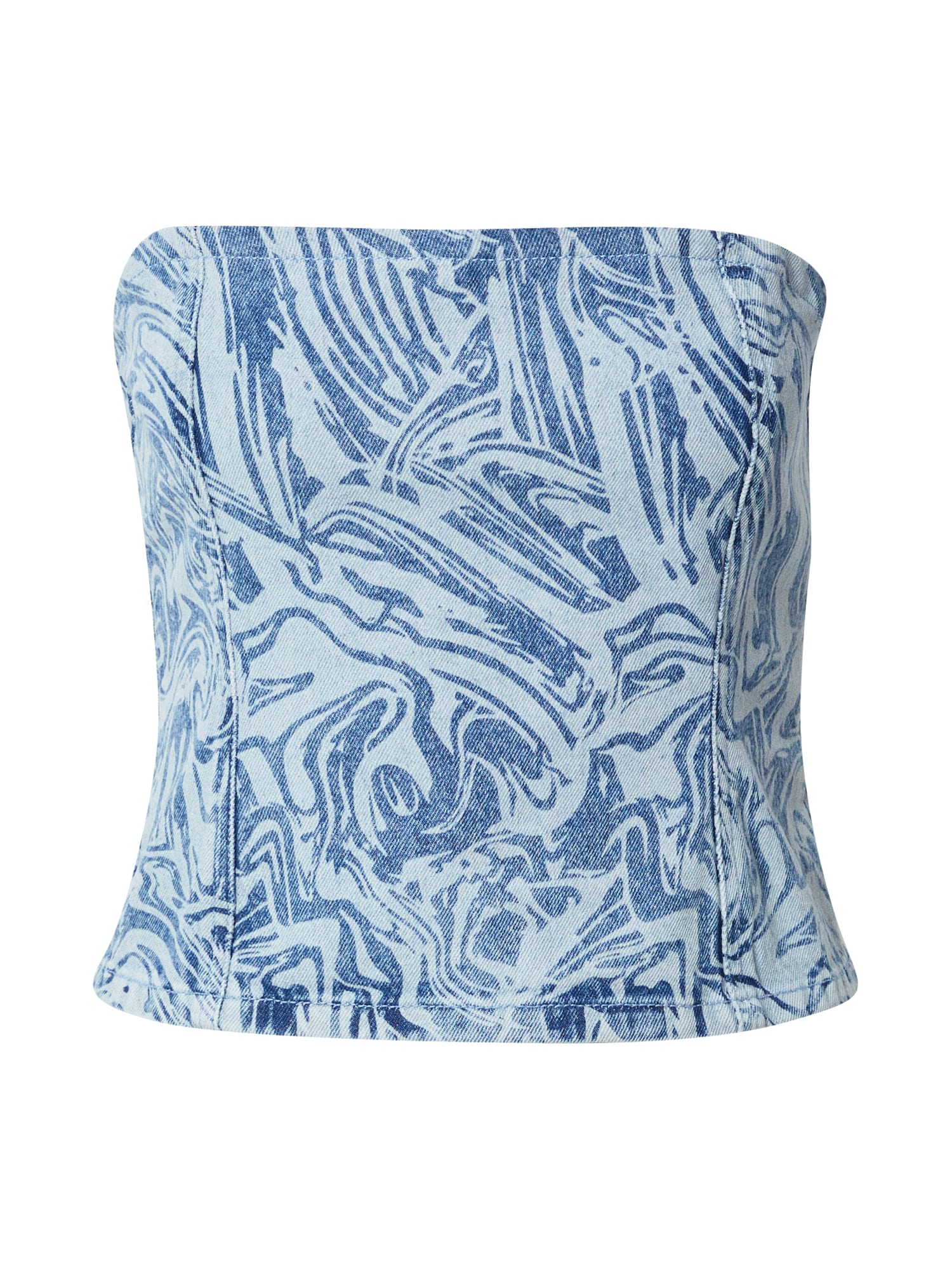 VERO MODA Top 'Esther'  moder denim / temno modra