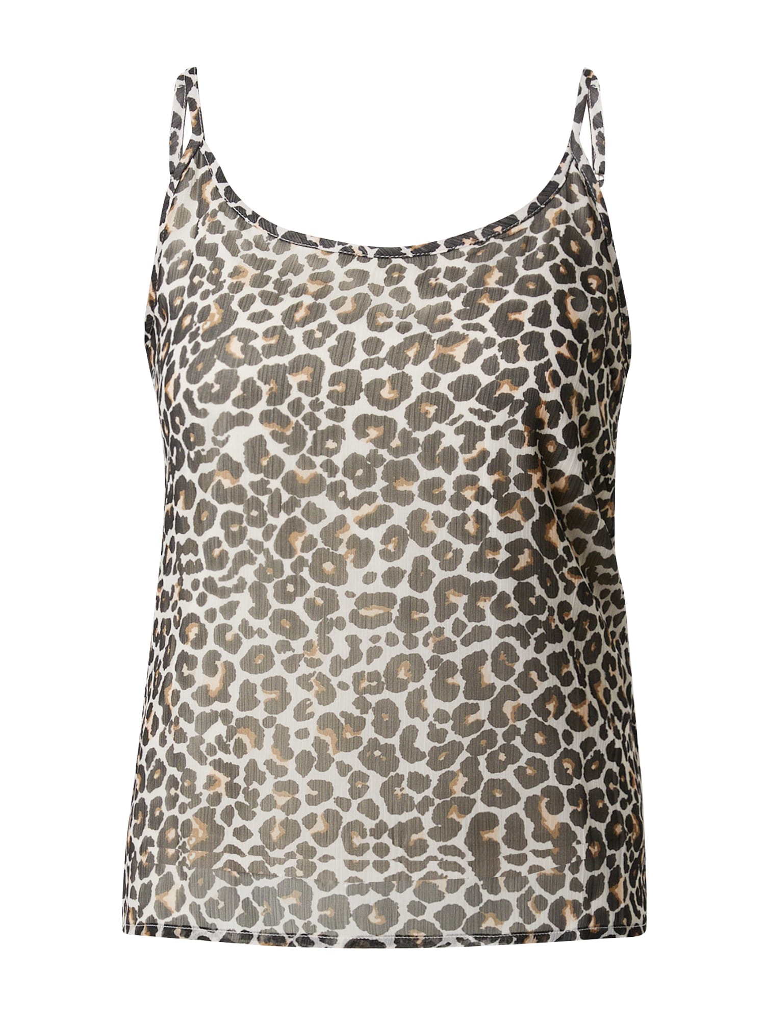 VERO MODA Top 'WONDA'  bež / rjava / črna