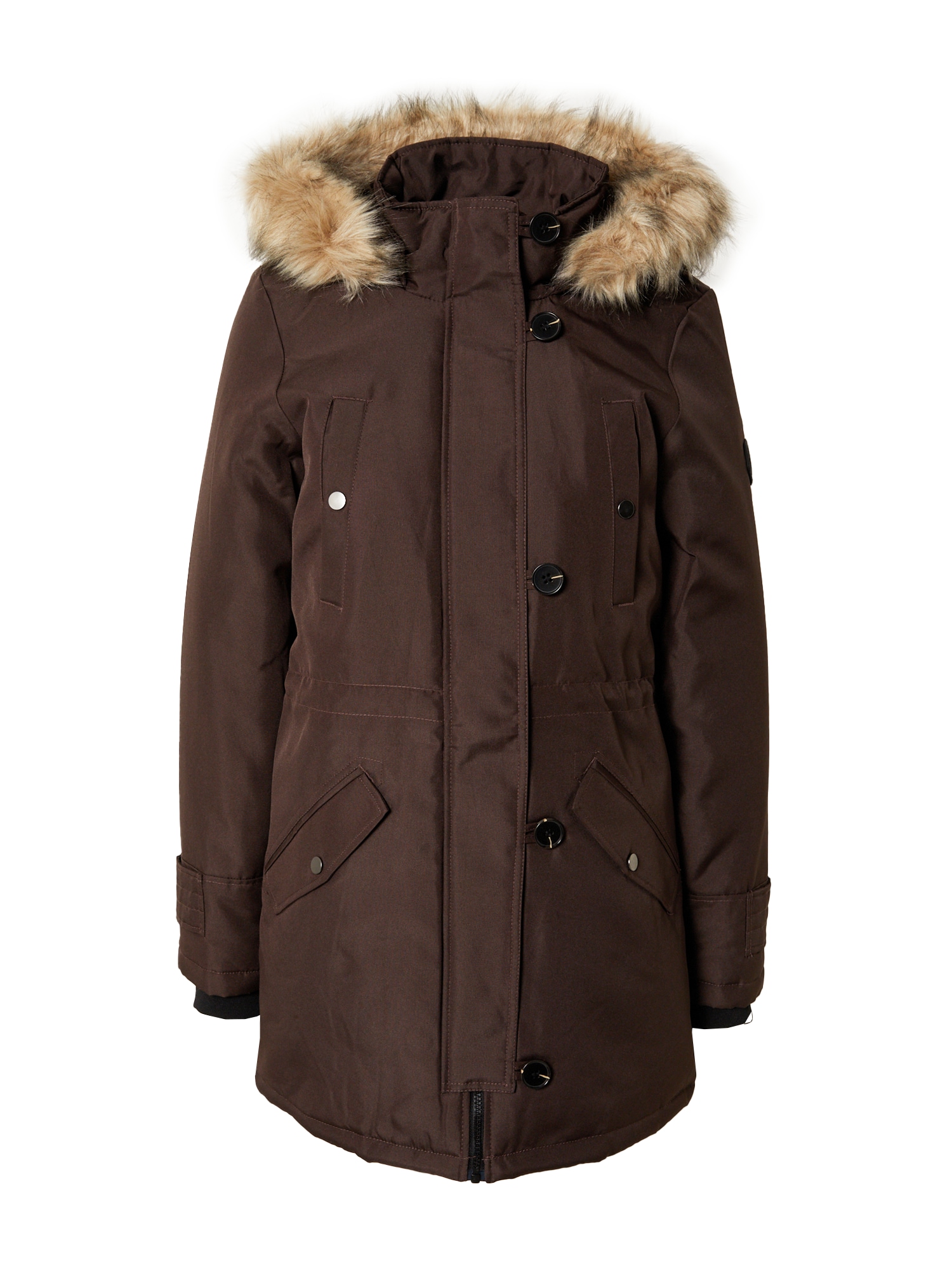 VERO MODA Zimski plašč 'Storm'  rjava