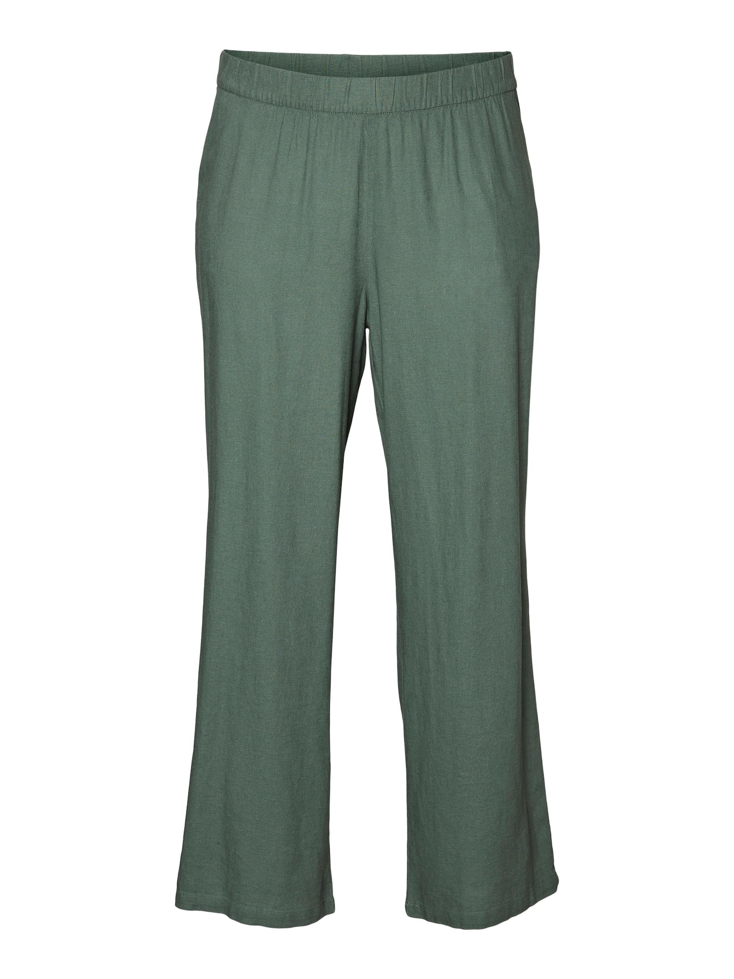 Vero Moda Curve Hlače  zelena