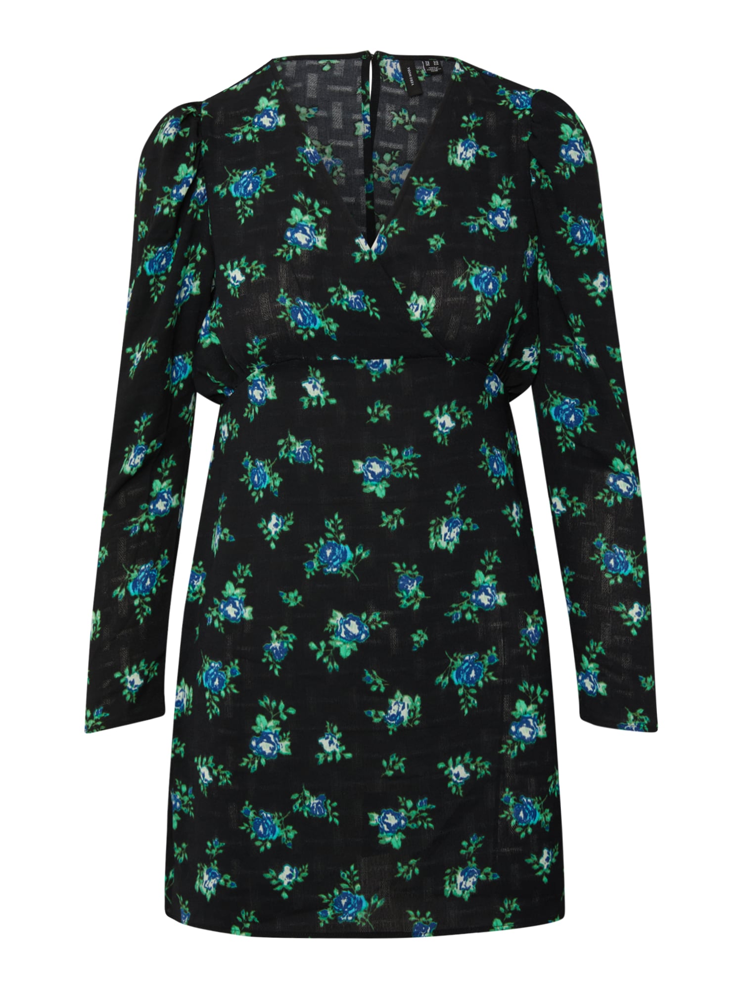 Vero Moda Petite Obleka 'BELLA GINNY'  kremna / mornarska / travnato zelena / črna