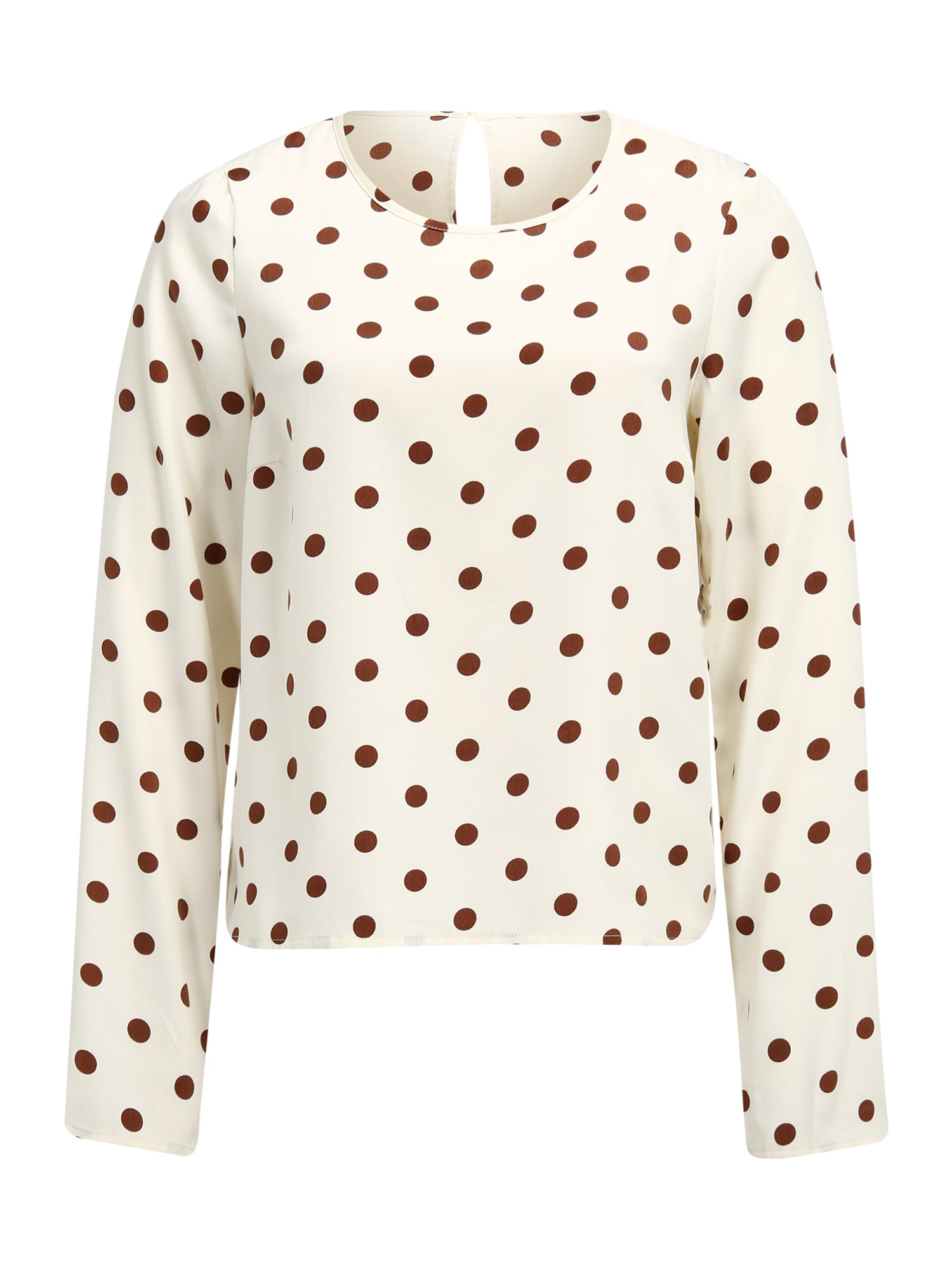 Vero Moda Tall Majica 'ESSI'  kremna / temno rjava
