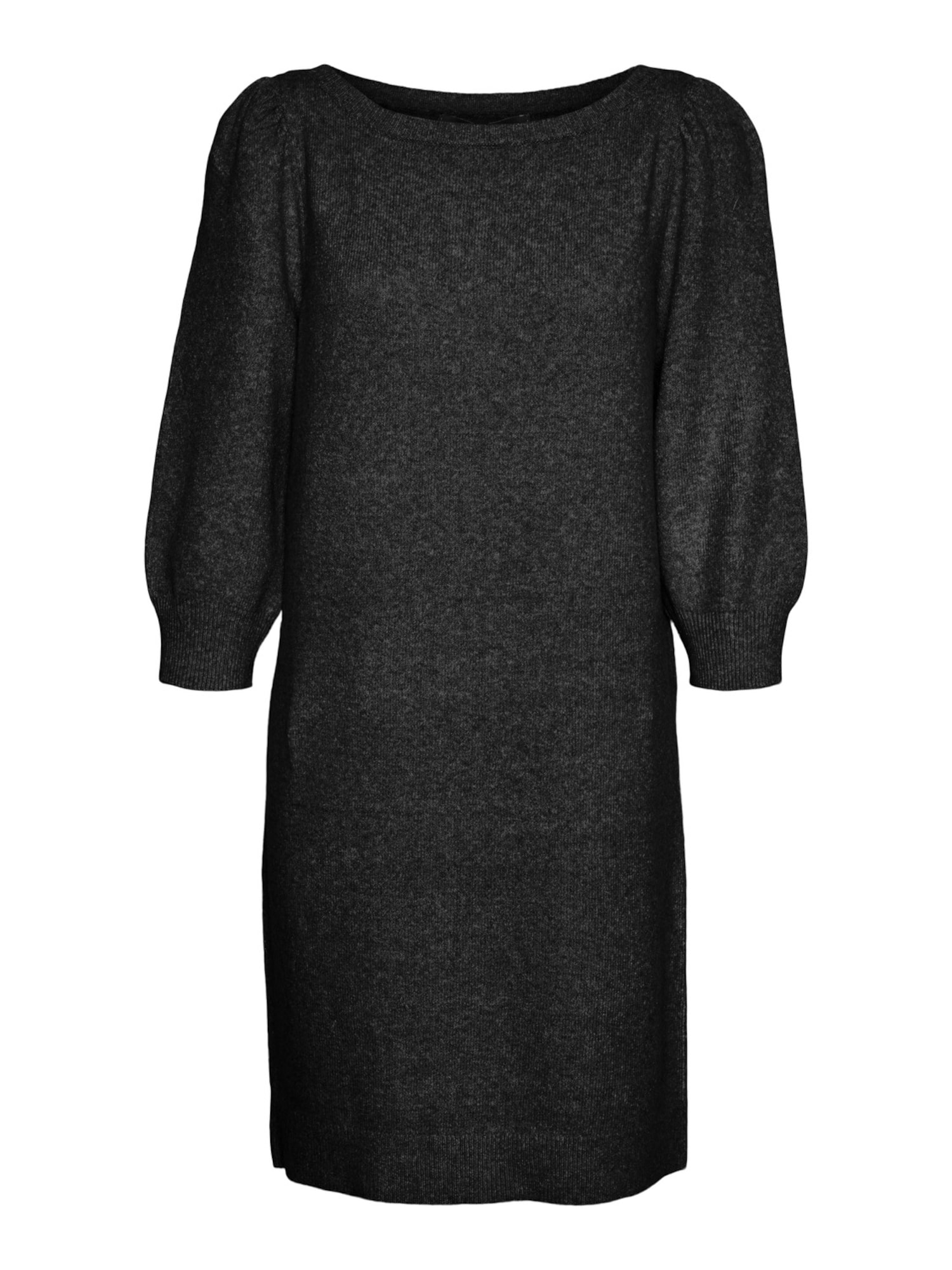Vero Moda Tall Pletena obleka 'DOFFY'  pegasto črna