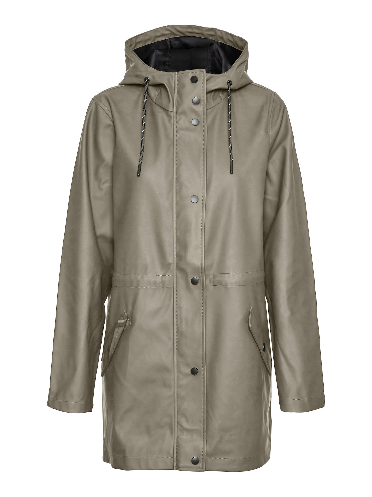 Vero Moda Tall Prehodna jakna 'Malou'  kamen / črna