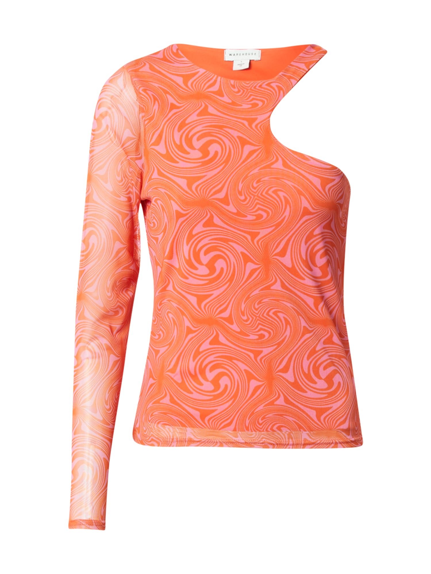 Warehouse Majica  temno oranžna / rosé