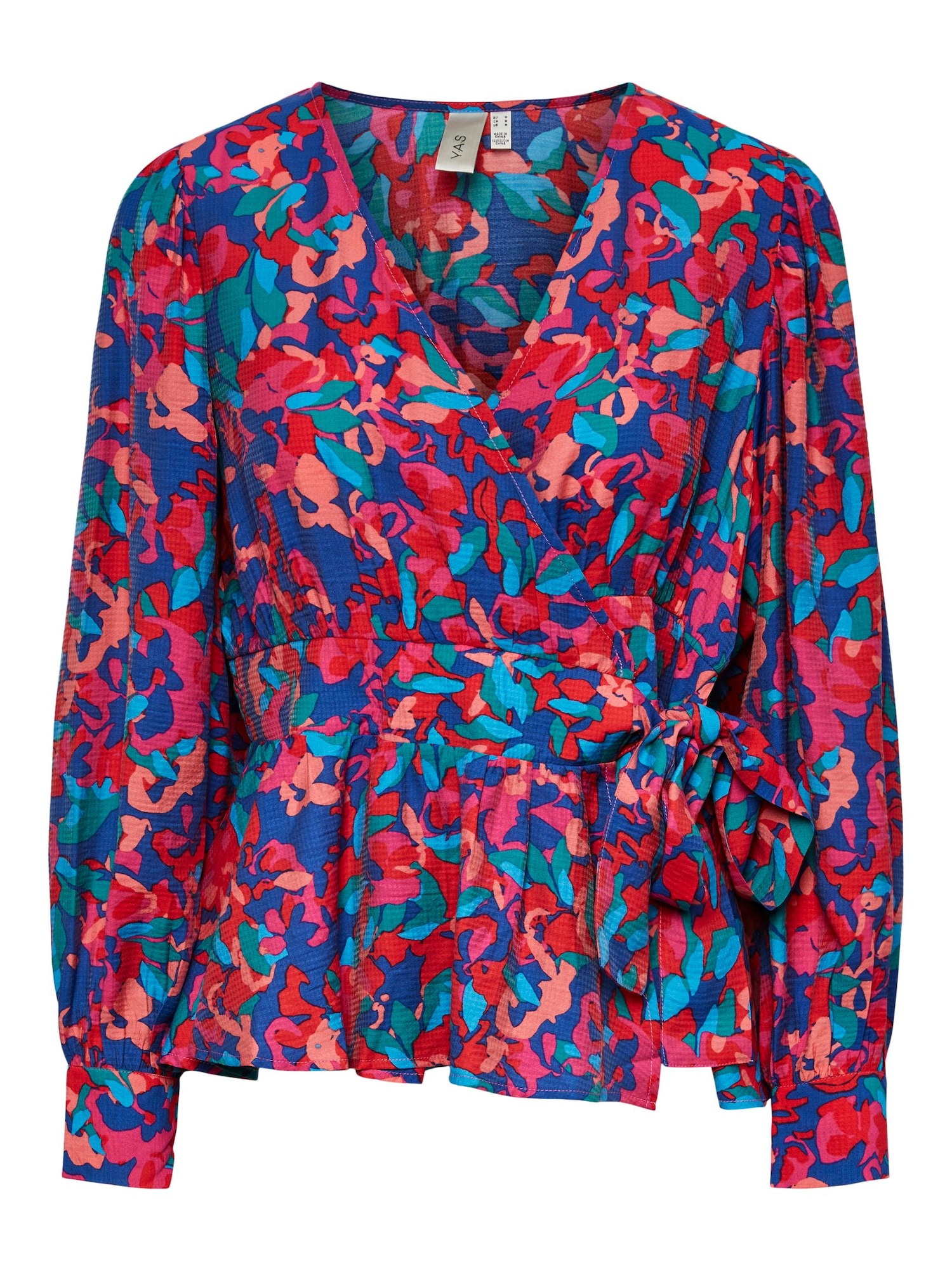 Y.A.S Bluza 'Lippa'  modra / žad / breskev / roza