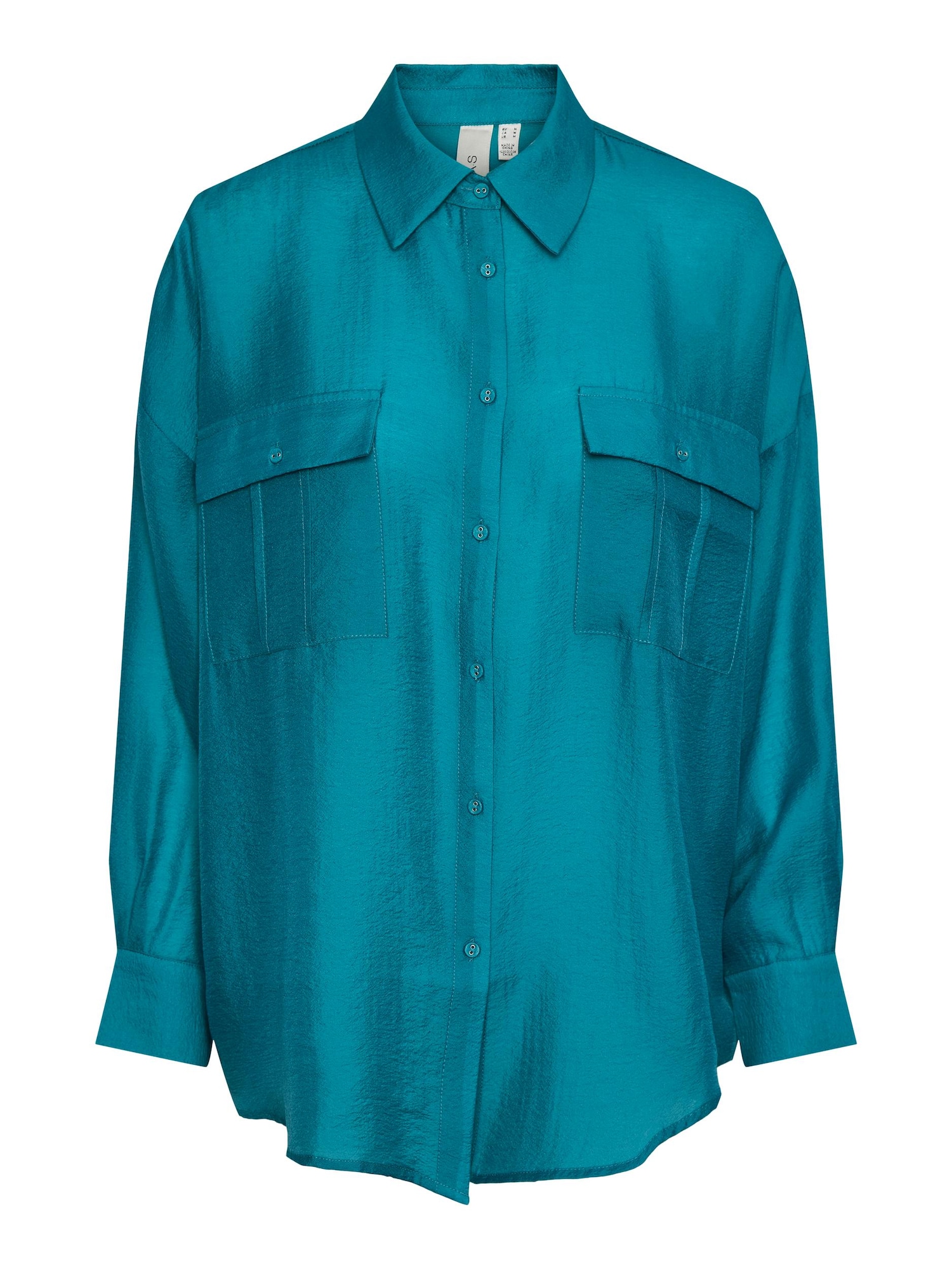 Y.A.S Bluza 'Sirona'  turkizna / temno modra