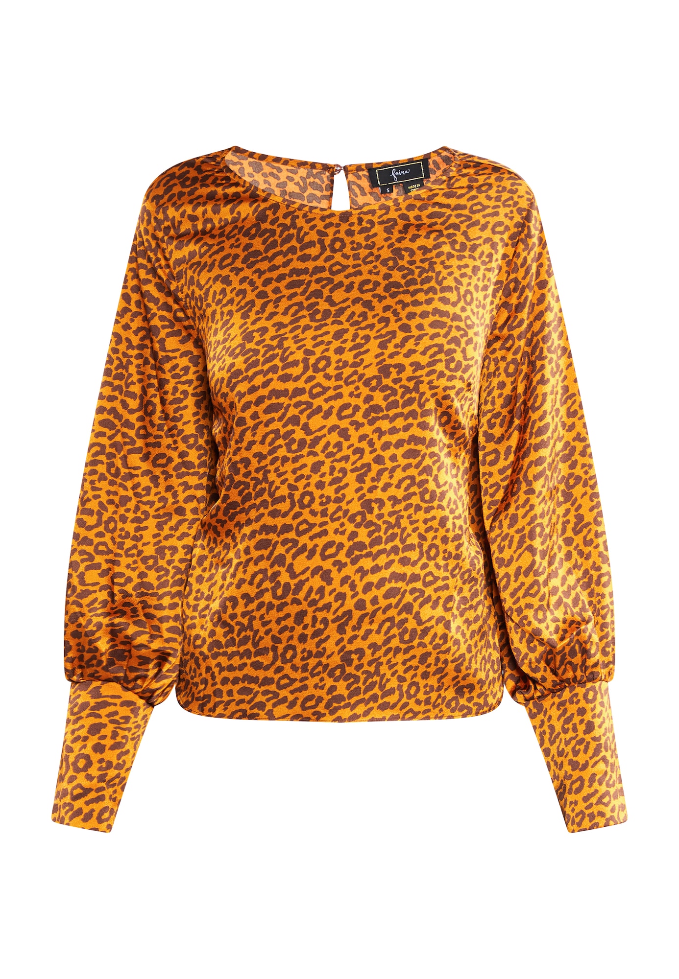 faina Bluza  konjak / temno rjava