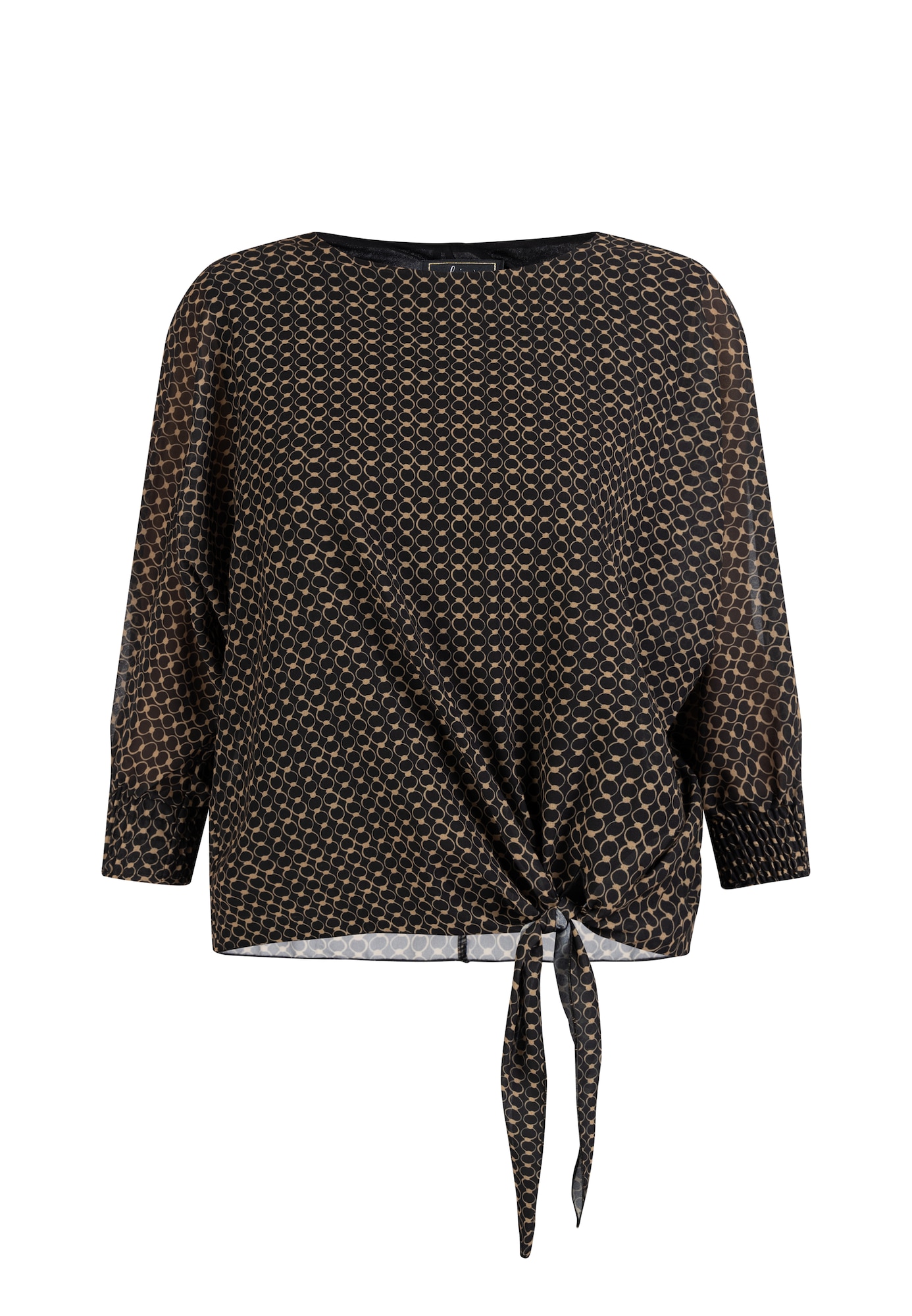 faina Bluza  rjava / črna