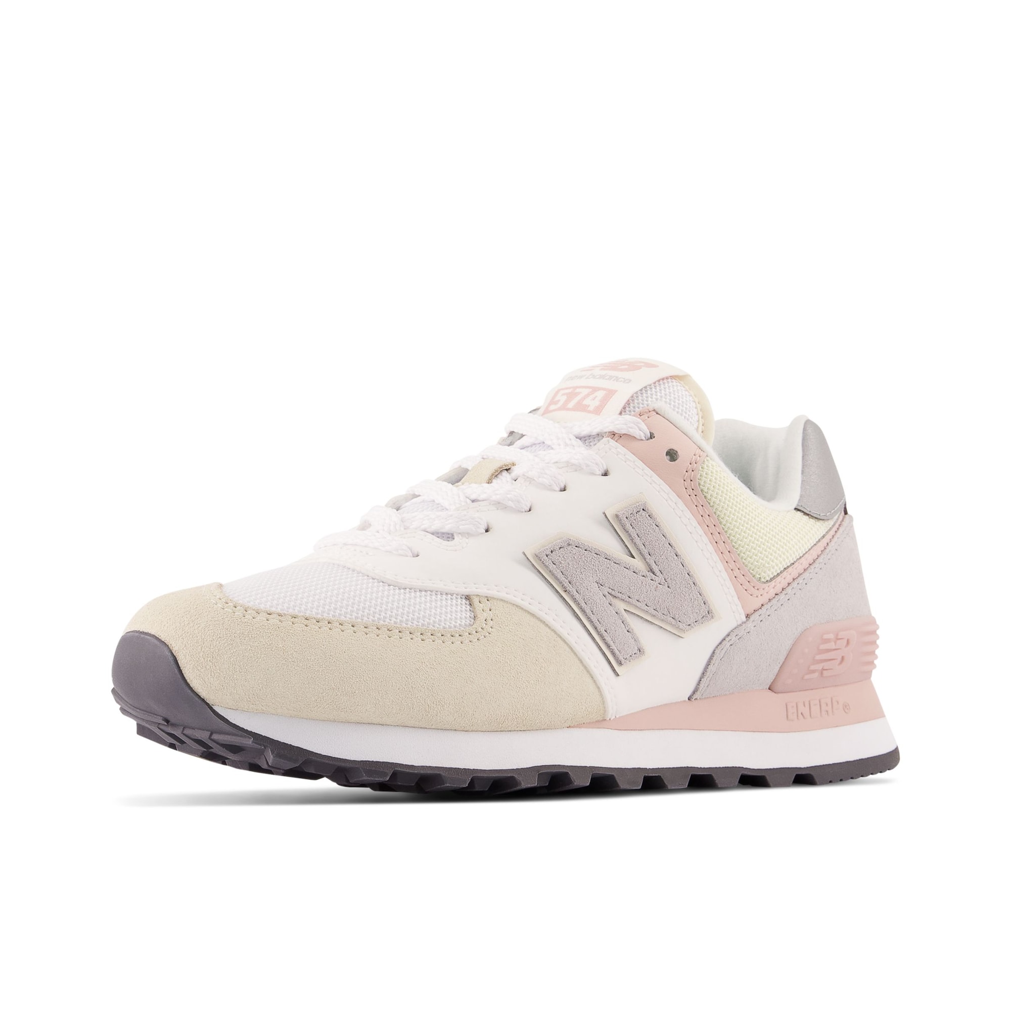 new balance Nizke superge  pesek / srebrno-siva / pastelno roza / bela