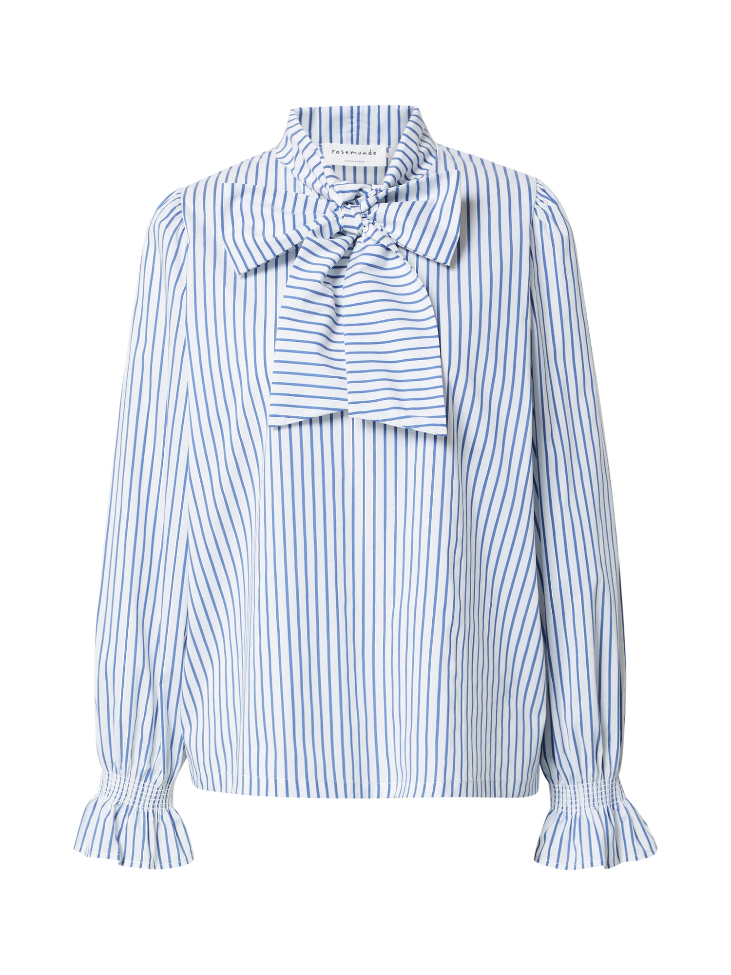 rosemunde Bluza  svetlo modra / bela