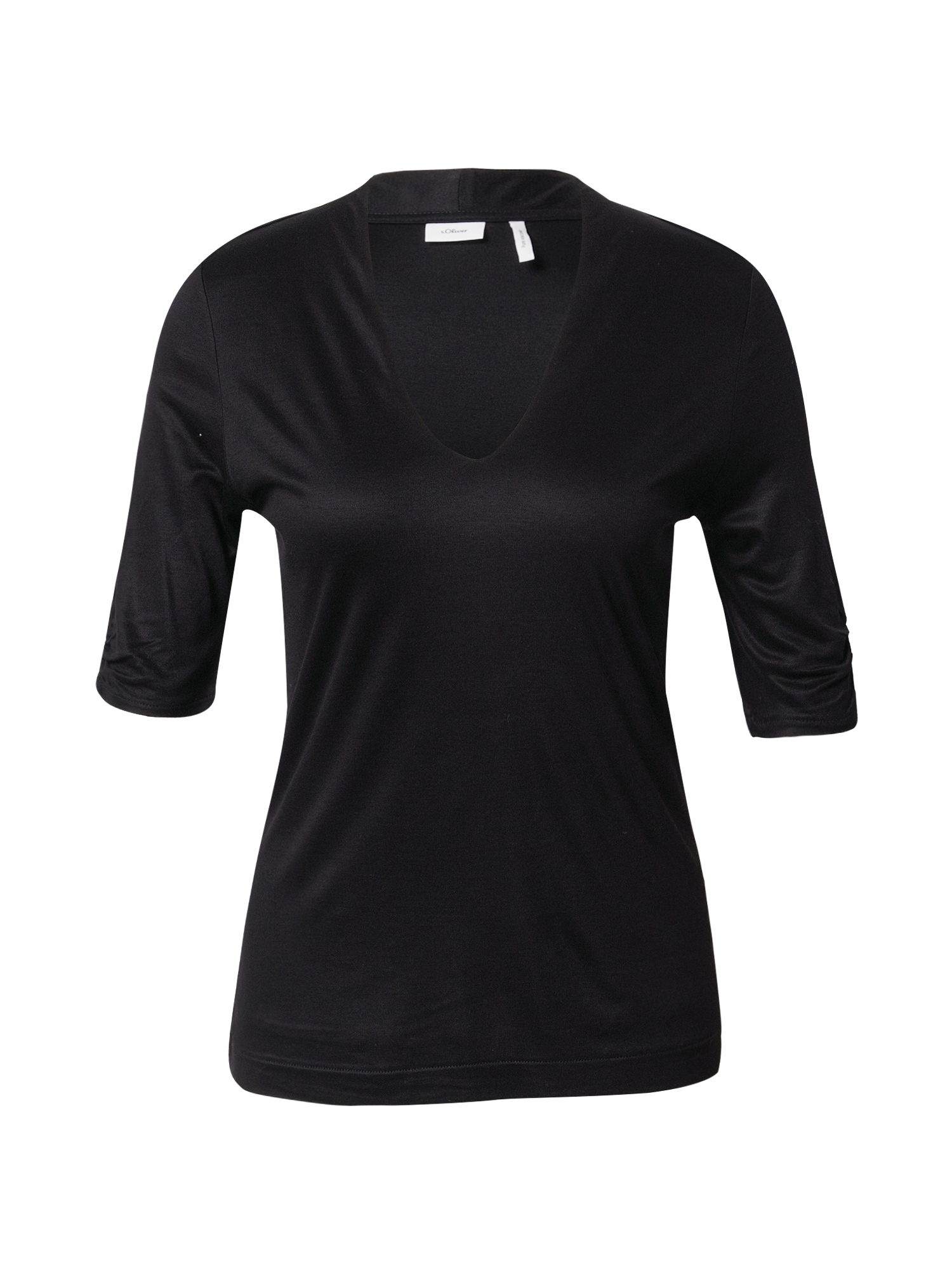 s.Oliver BLACK LABEL Majica  črna