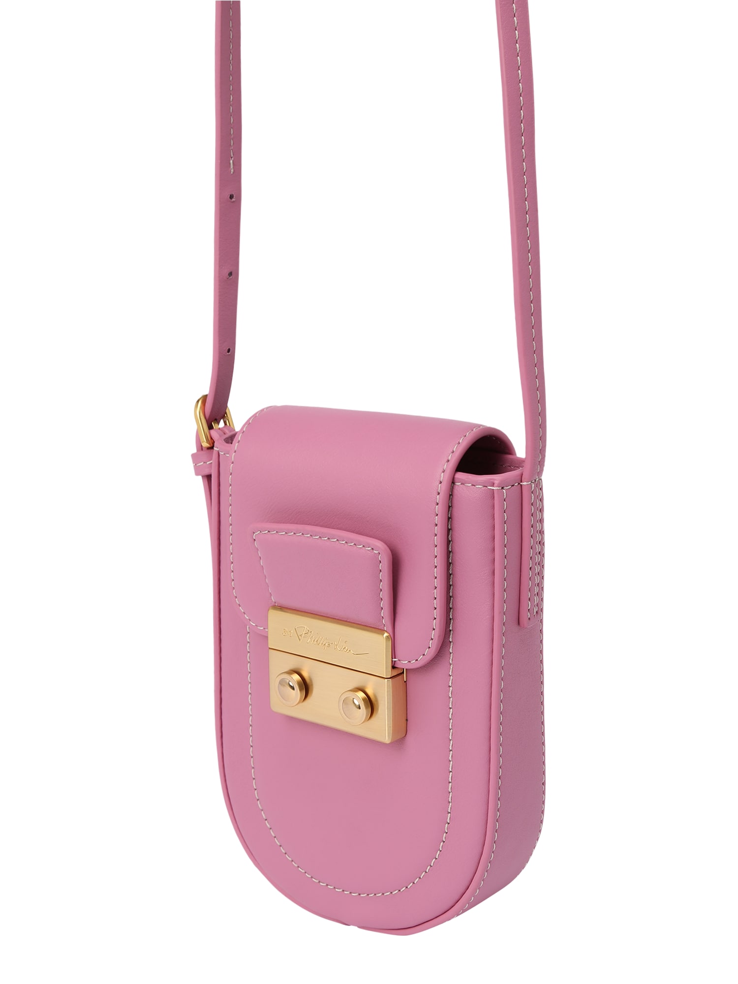 3.1 phillip lim Torba za čez ramo 'ASHLI'  zlata / svetlo roza