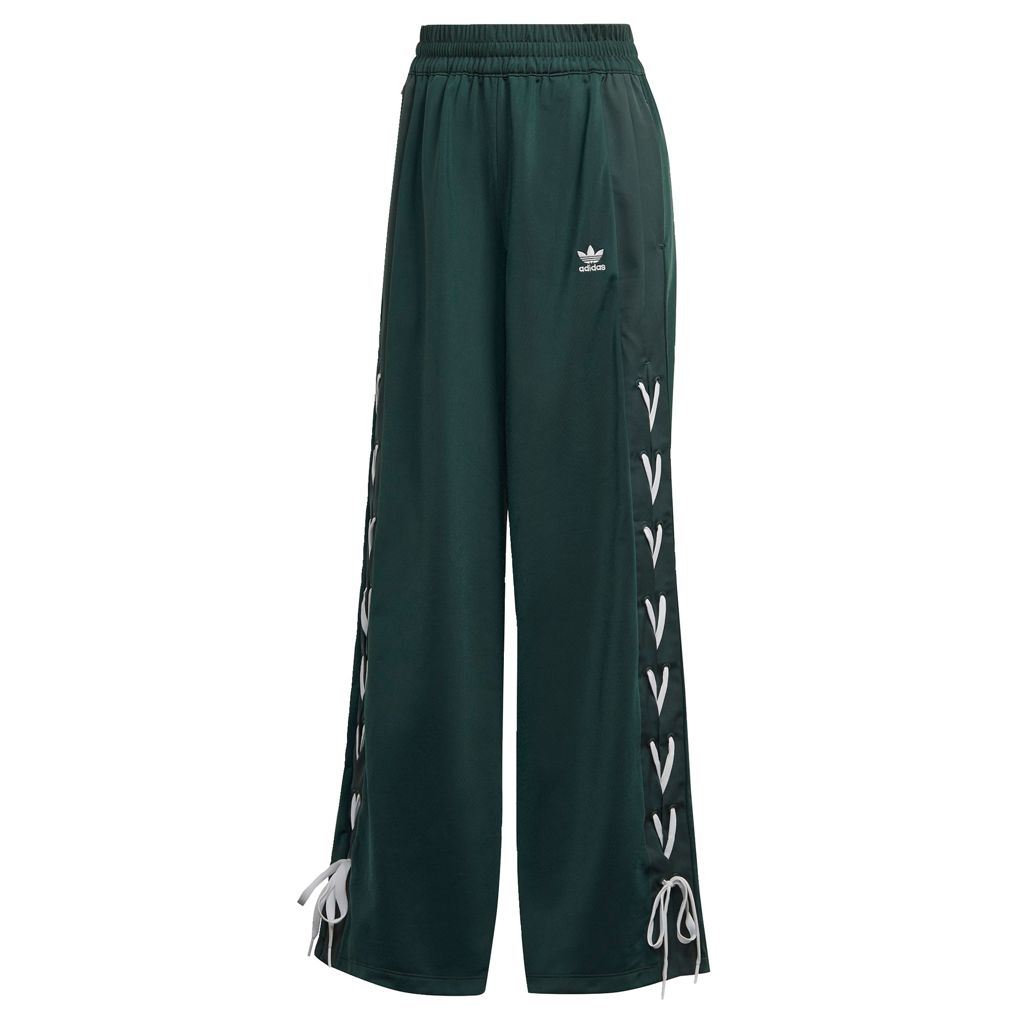 ADIDAS ORIGINALS Hlače 'Always Original'  temno zelena / bela