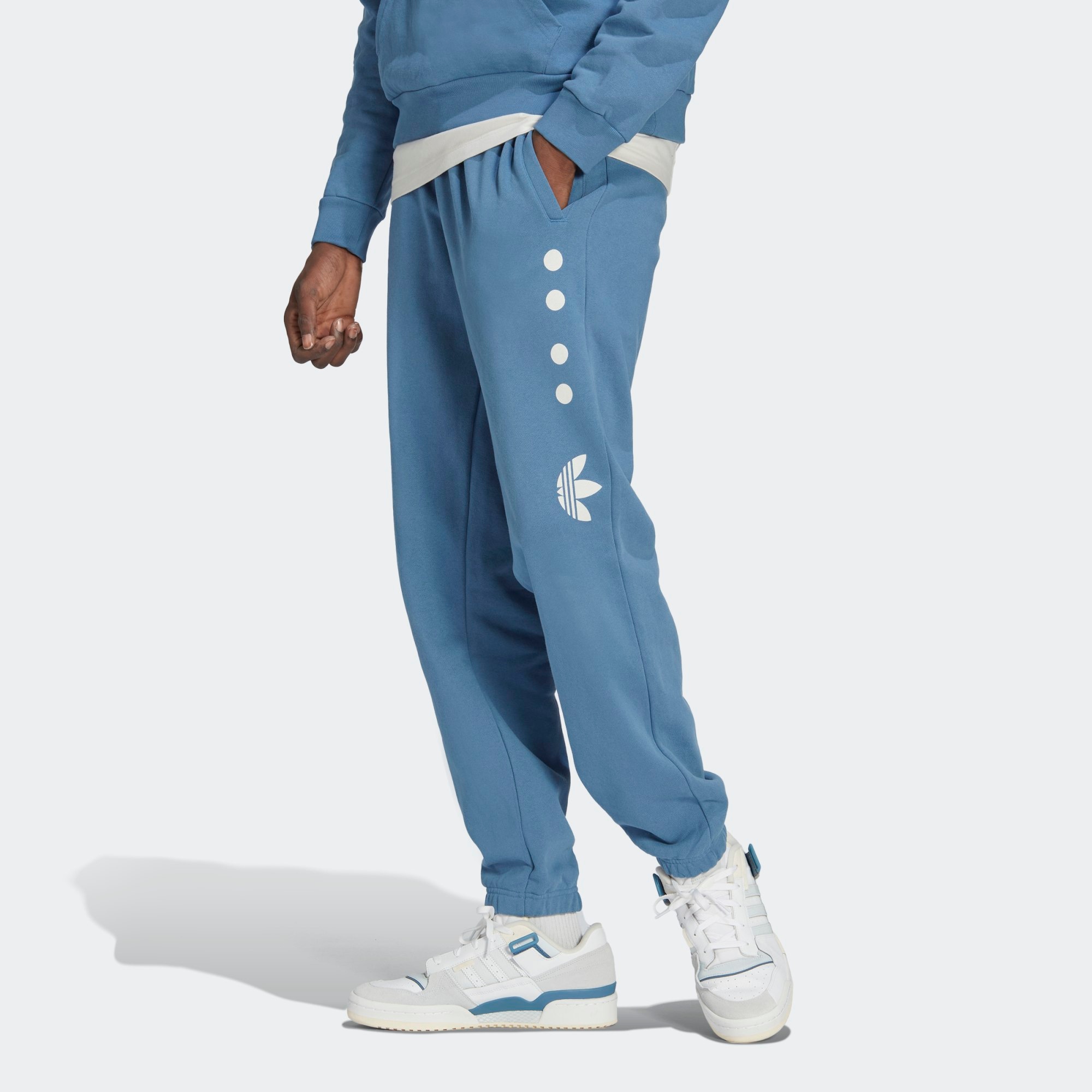 ADIDAS ORIGINALS Hlače  modra / bela
