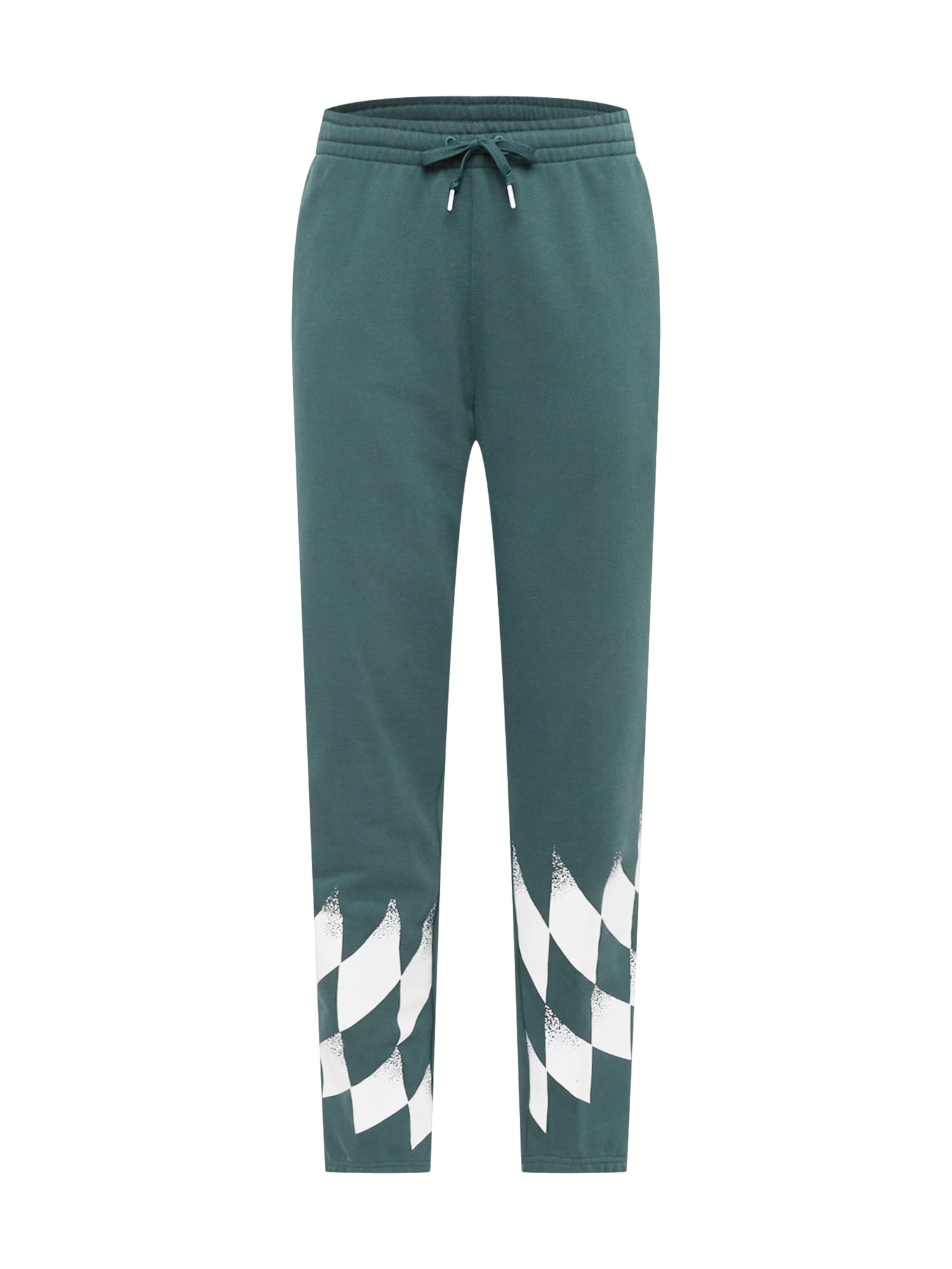 ADIDAS ORIGINALS Hlače  smaragd / bela