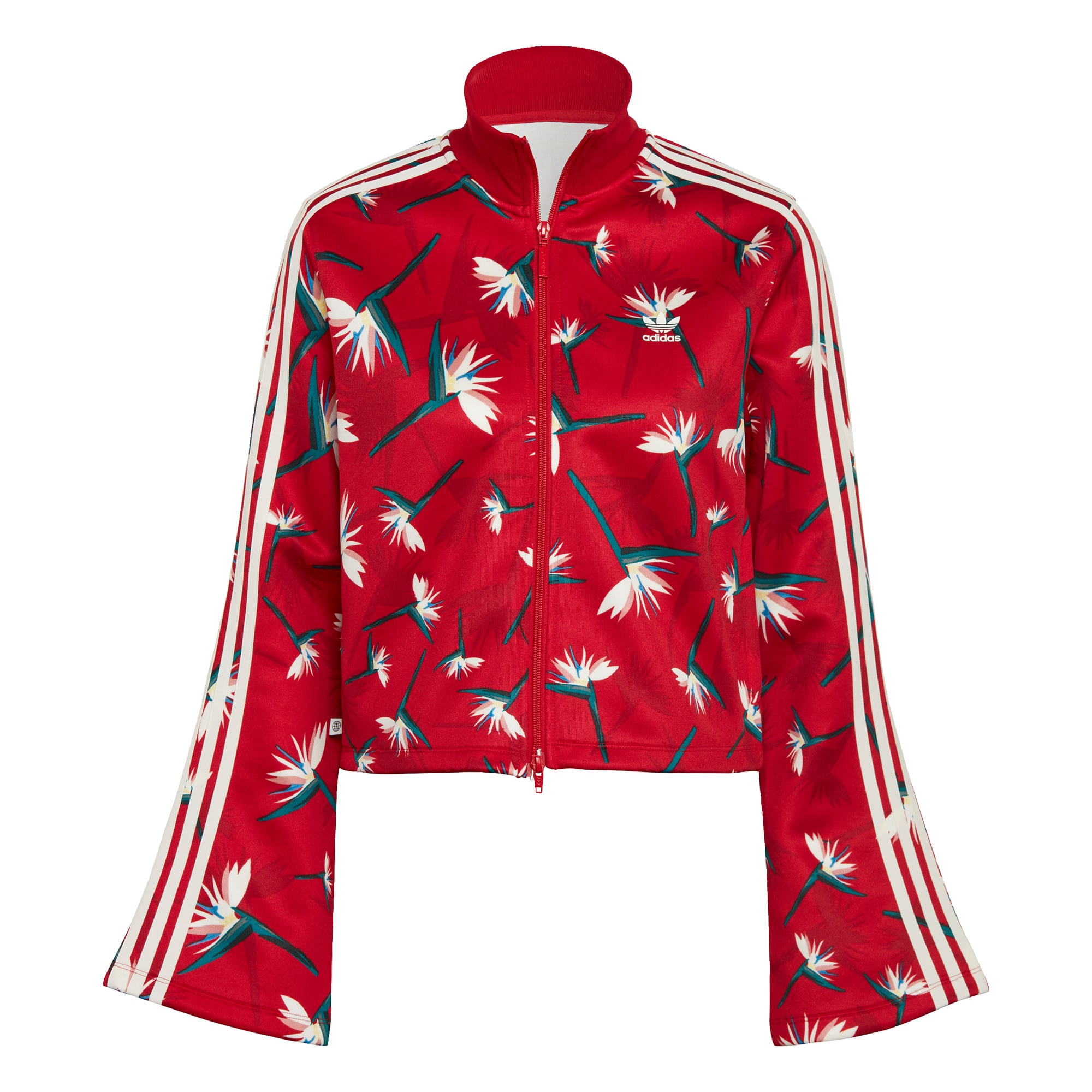 ADIDAS ORIGINALS Jopa na zadrgo  modra / smaragd / rdeča / bela