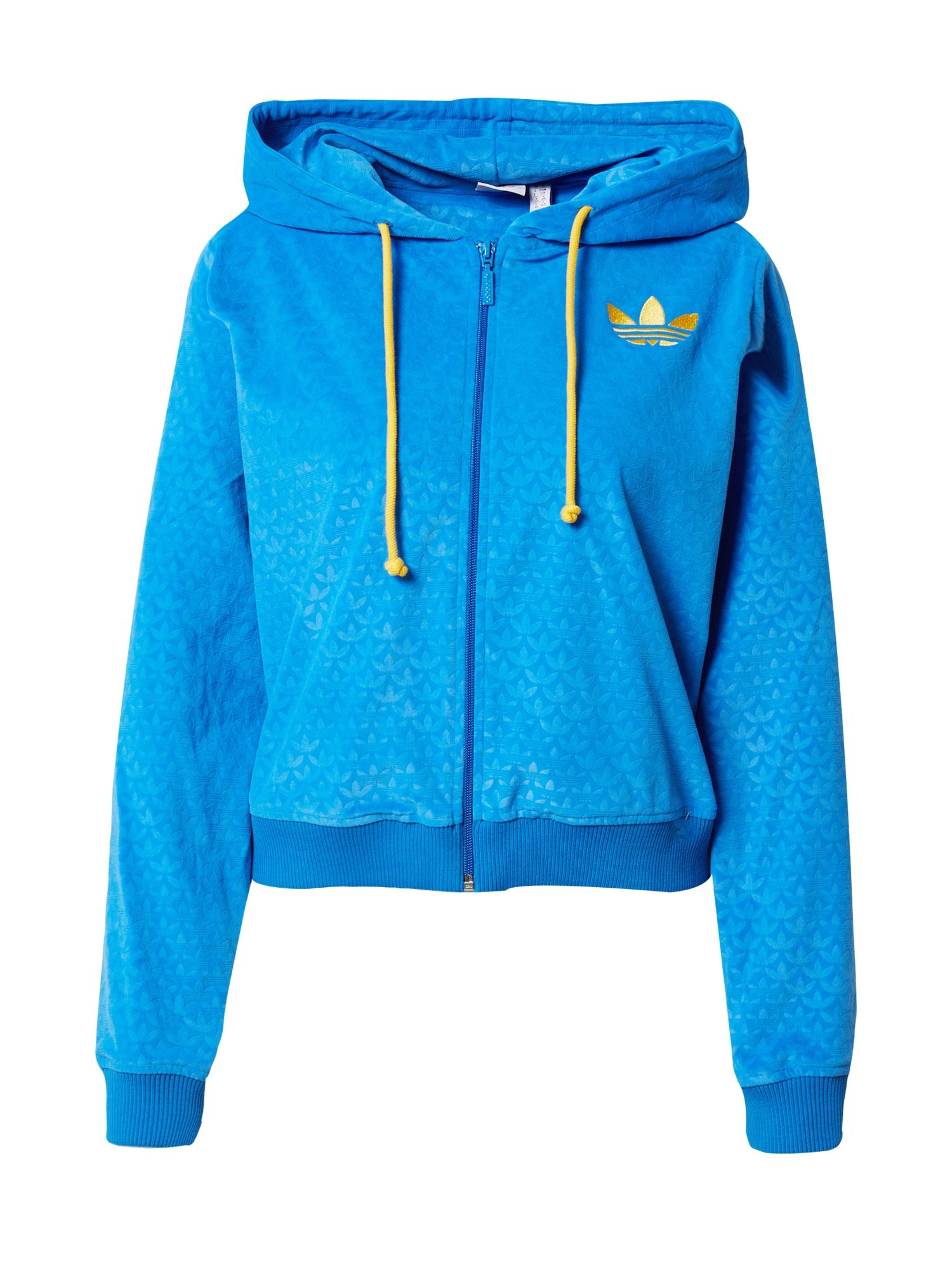 ADIDAS ORIGINALS Jopa na zadrgo  svetlo modra / rumena
