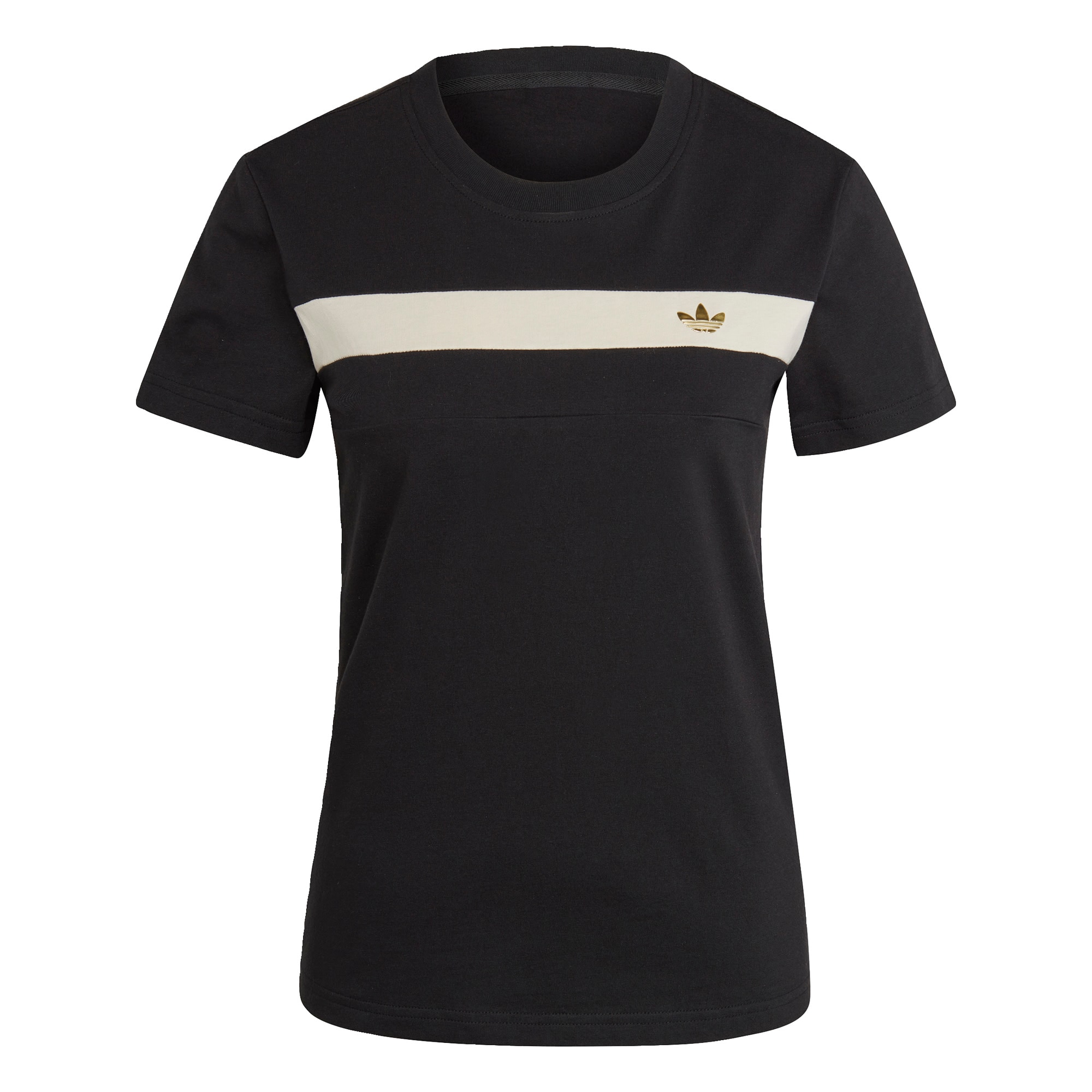 ADIDAS ORIGINALS Majica  kremna / zlata / črna