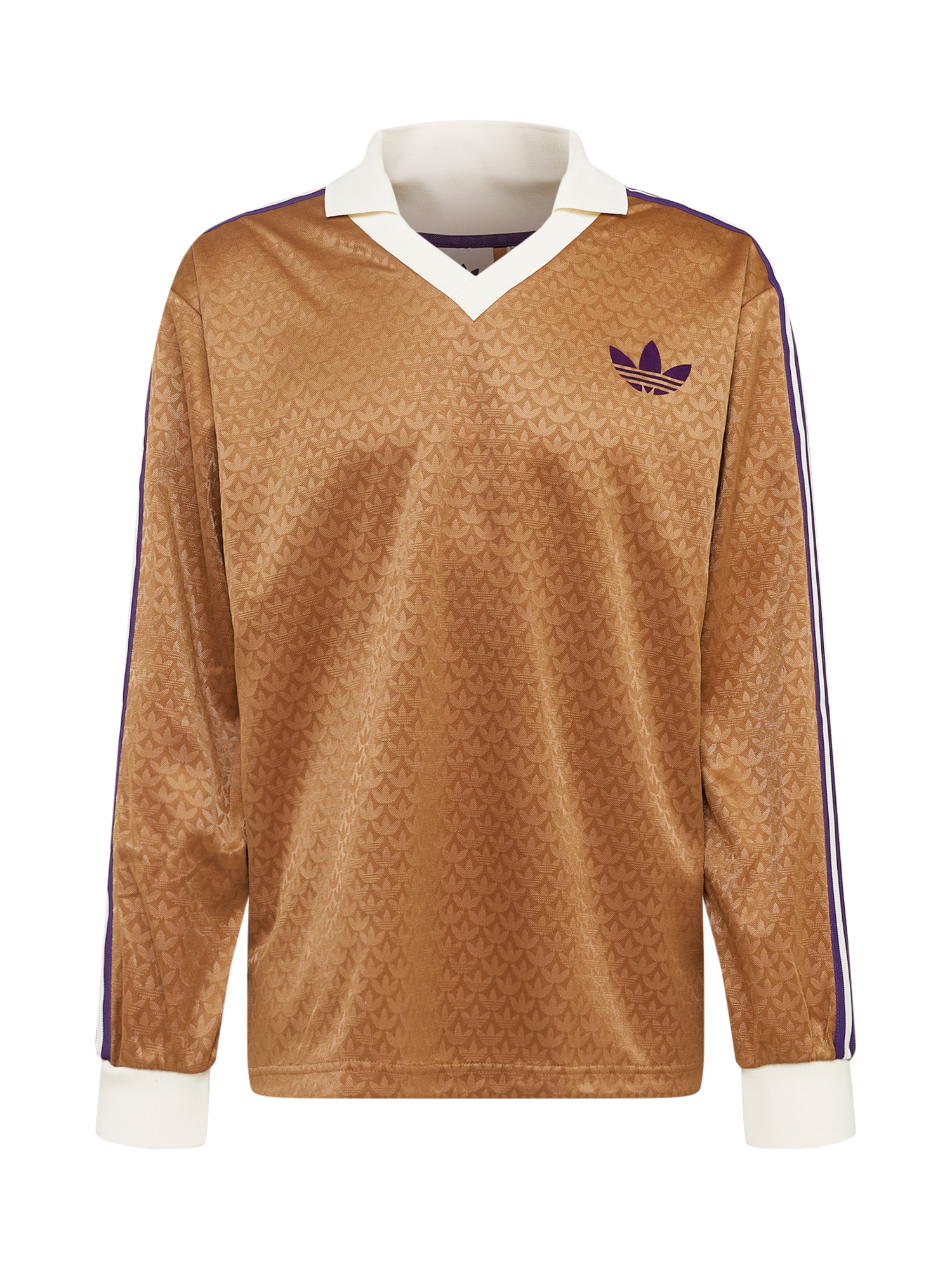 ADIDAS ORIGINALS Majica  svetlo rjava / temno liila / bela