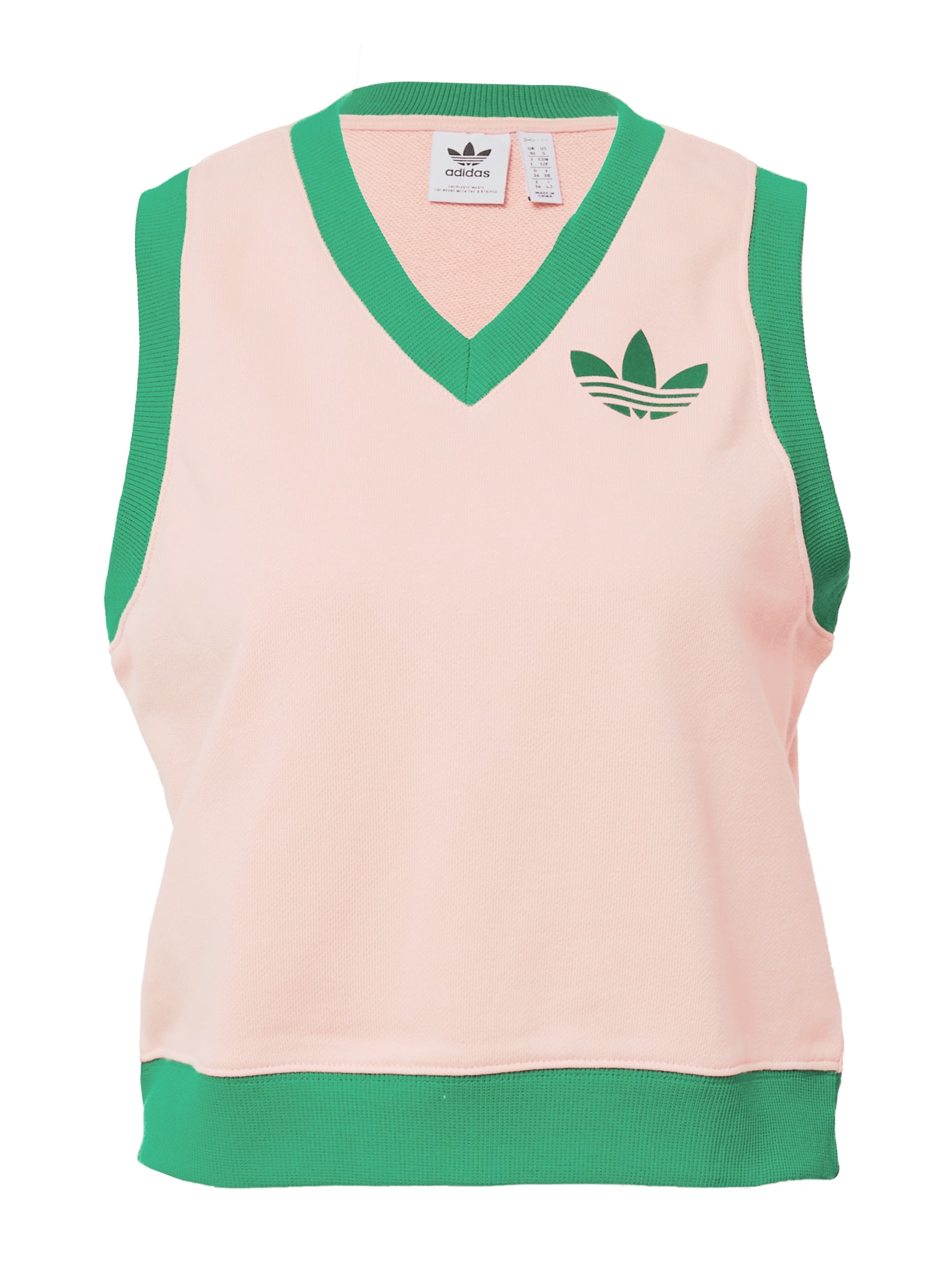 ADIDAS ORIGINALS Majica  travnato zelena / roza