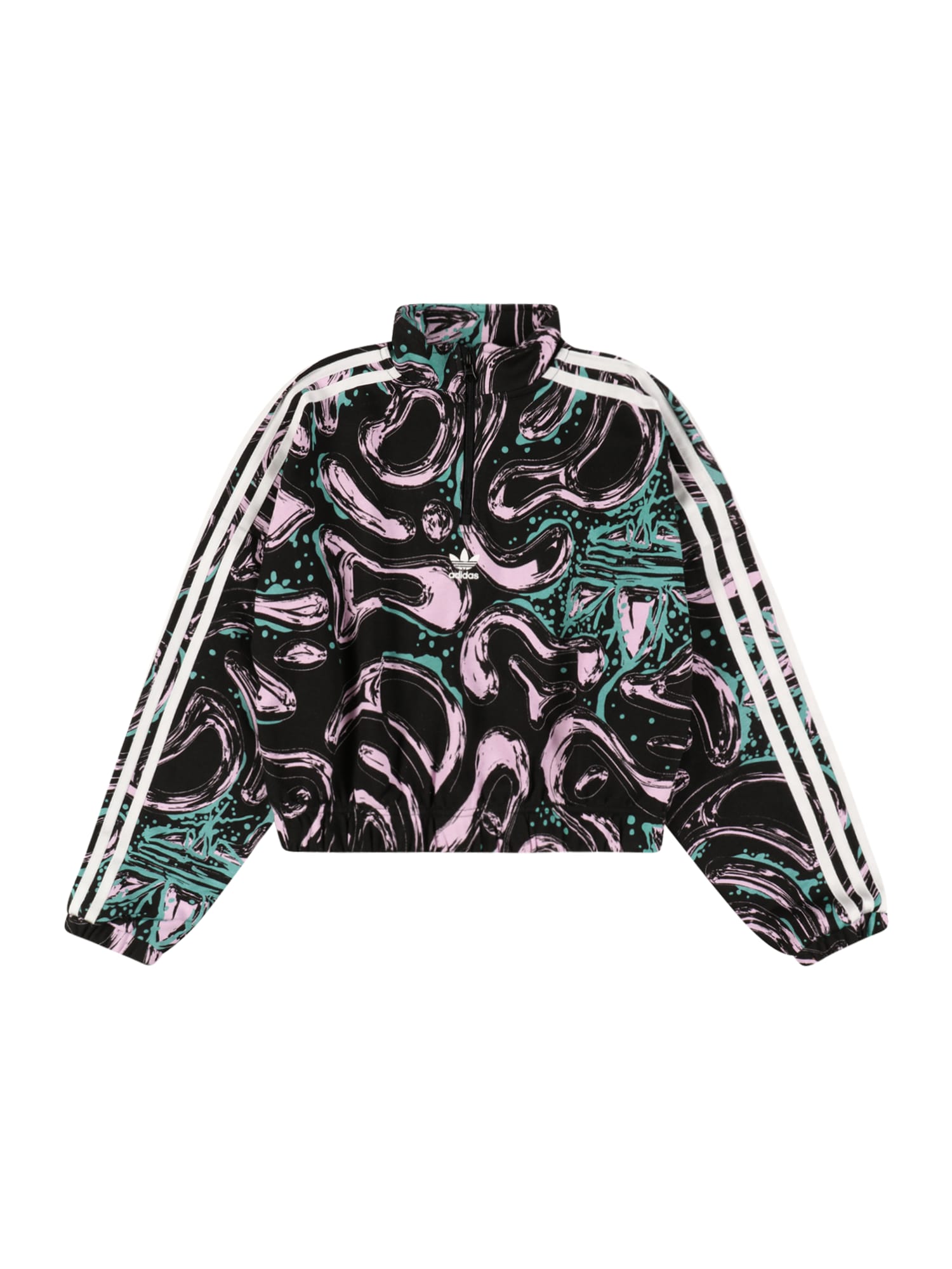 ADIDAS ORIGINALS Majica  turkizna / roza / črna / bela
